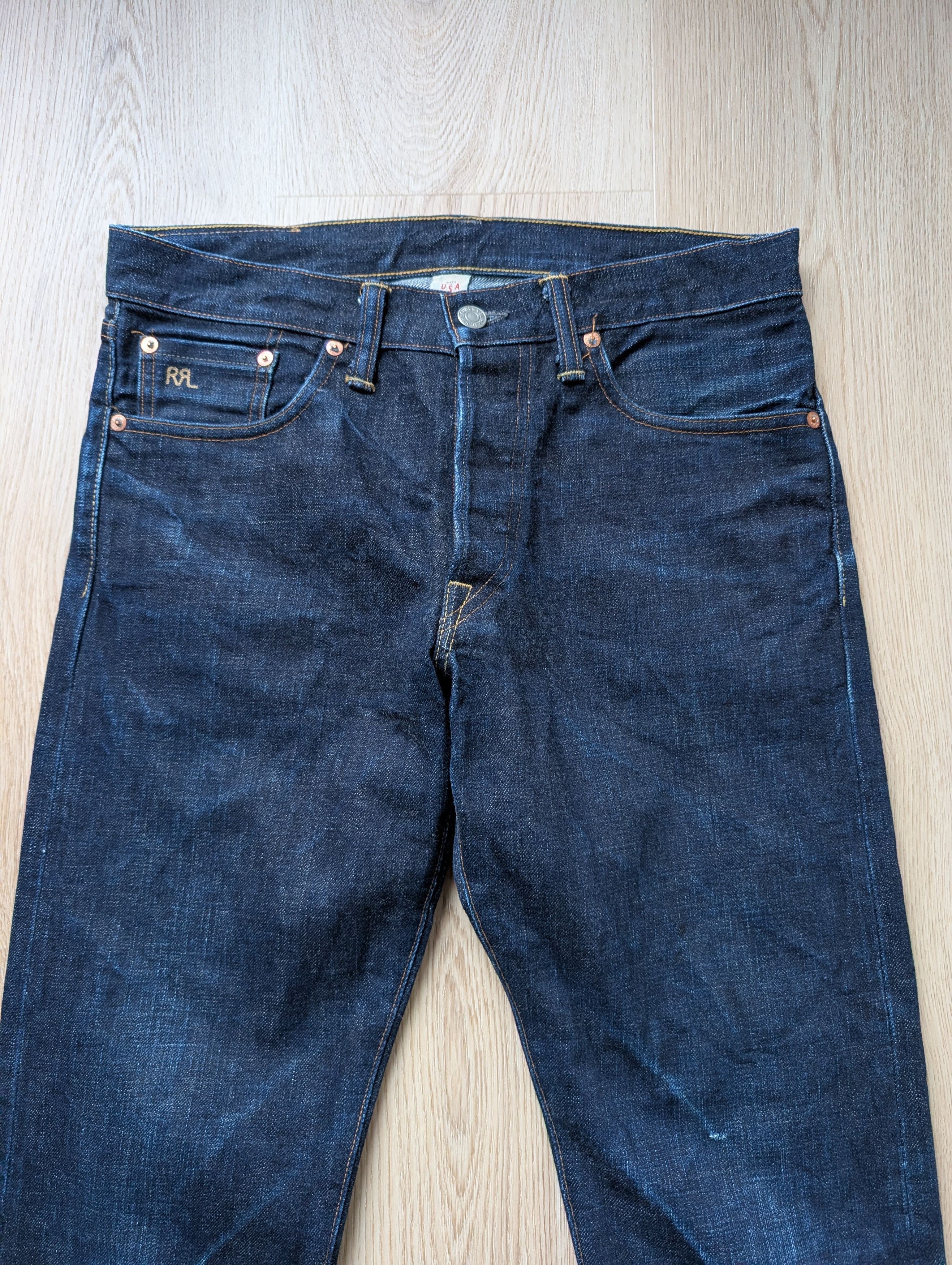 RRL Ralph Lauren RRL Slim Narrow Selvedge Jeans Woven Sanforized 30x34 Size US 30 / EU 46 - 2 Thumbnail