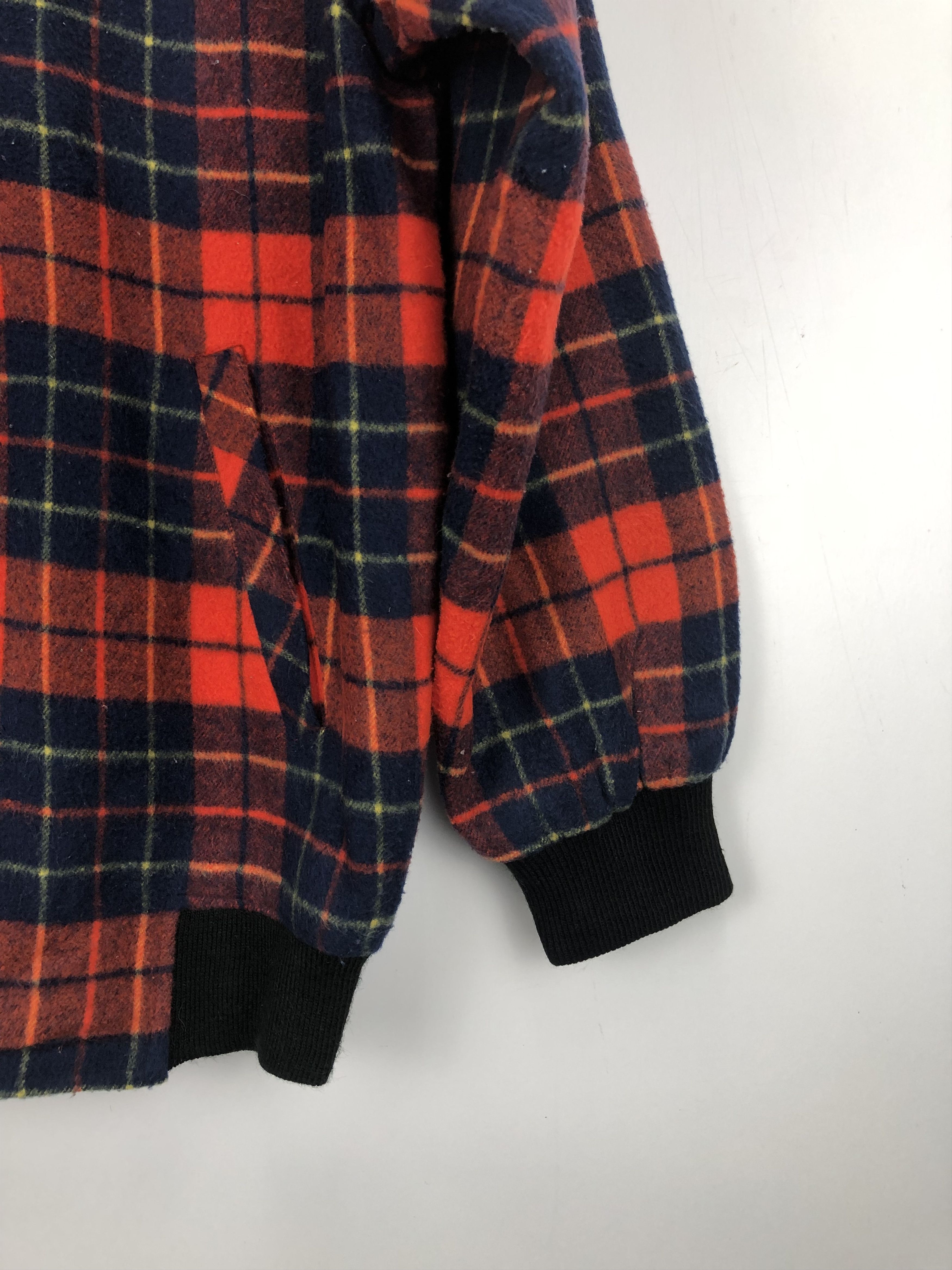 Japanese Brand Vintage 90s Japanese Brand Plaid Varsity Jacket V0428 Size US M / EU 48-50 / 2 - 5 Thumbnail