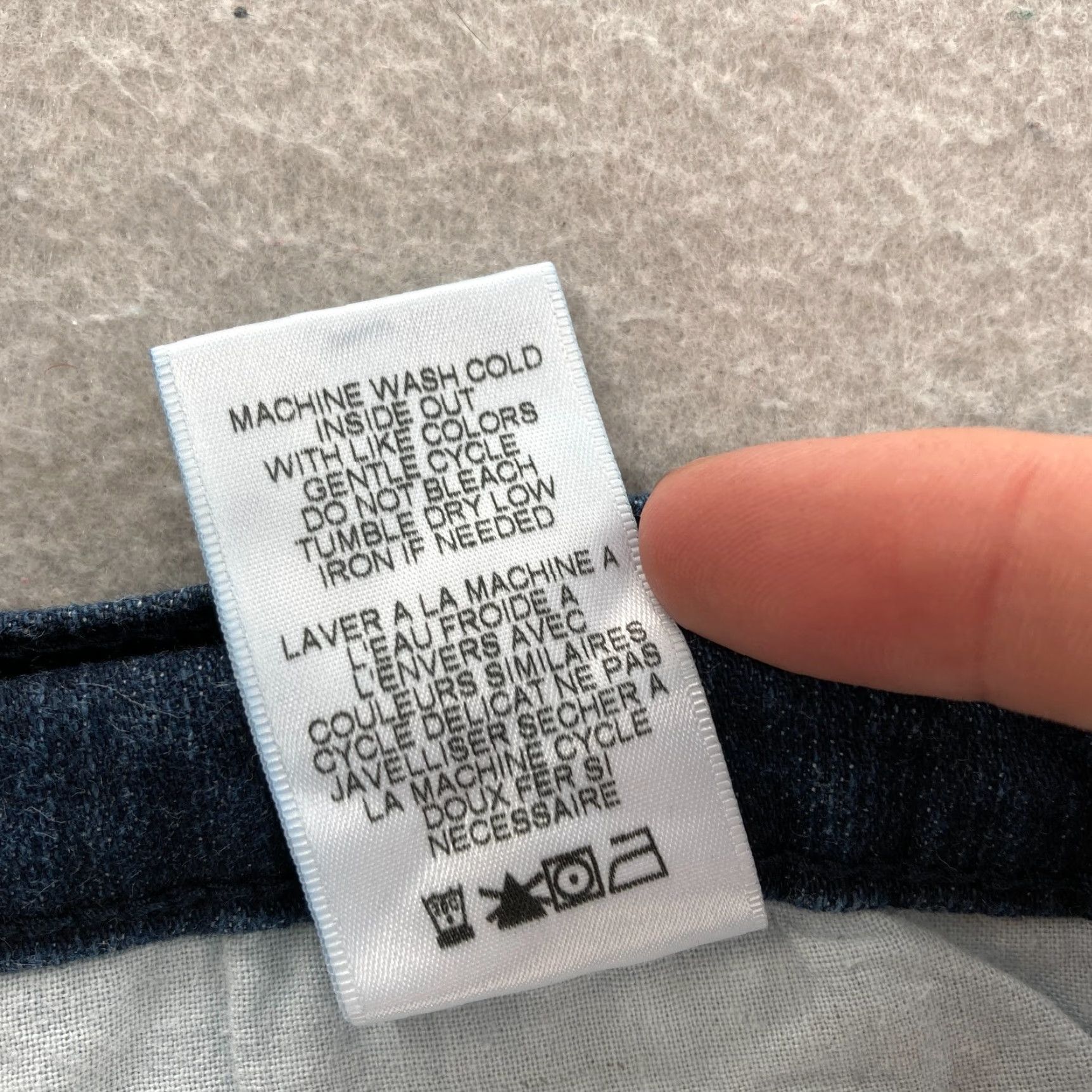 NYDJ NYDJ Bootcut Jeans Women's 16 Dark Blue Stretch Denim High Rise Comfort Regular Pocket City College Preppy Size 38" / US 16 / IT 52 - 6 Thumbnail