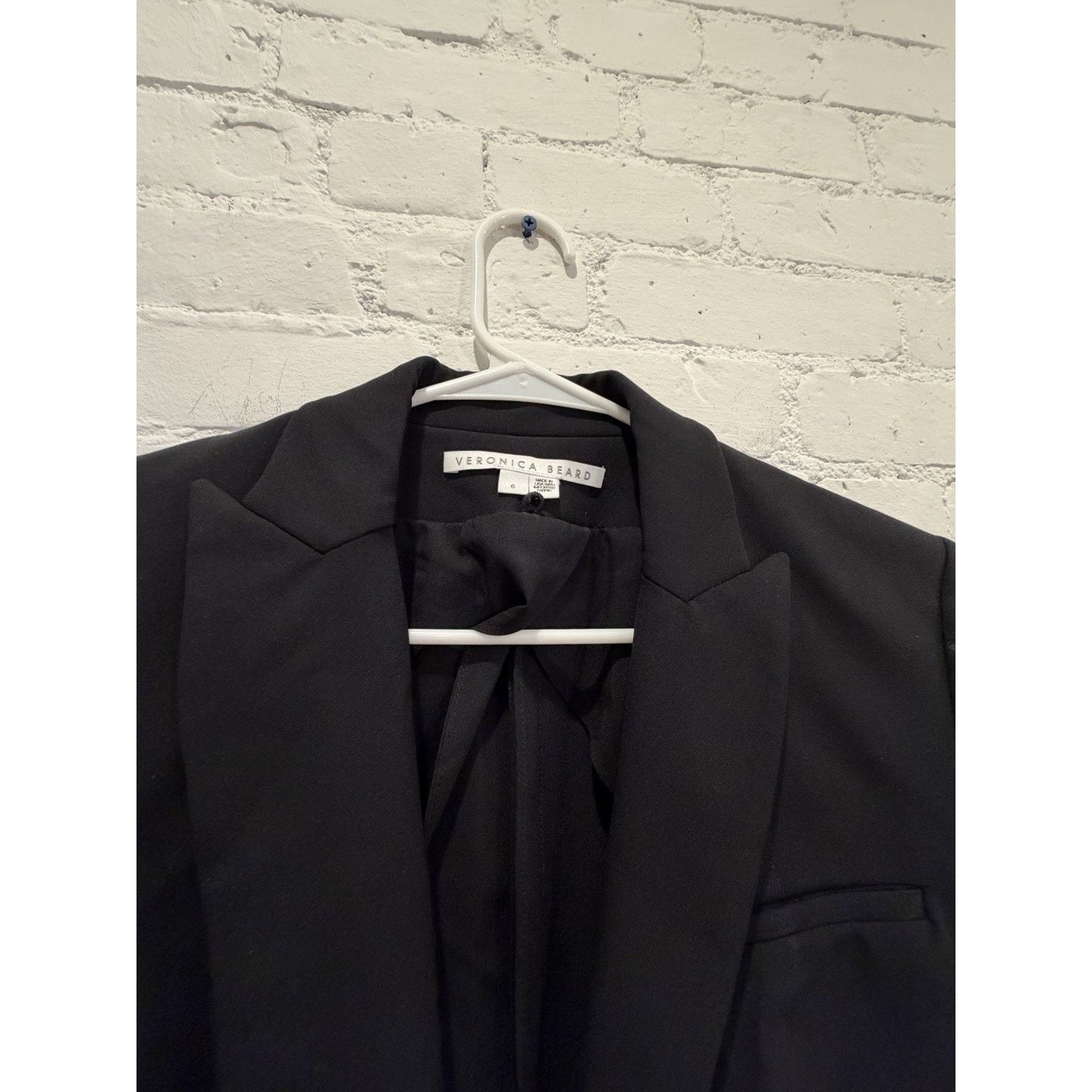 Veronica Beard NEW Veronica Beard Bi-Stretch Scuba Jacket in Black size 6 Size M / US 6-8 / IT 42-44 - 6 Thumbnail