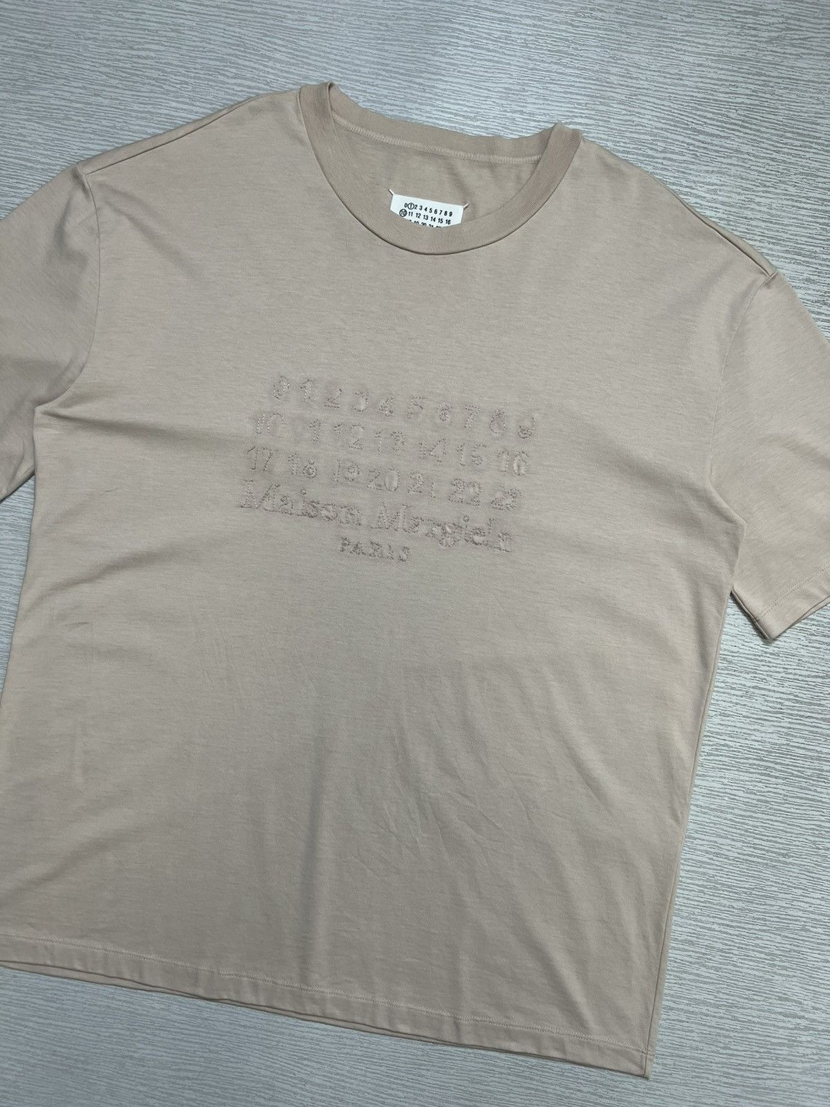 Maison Margiela - Number Logo Embroidered Oversized T-Shirt