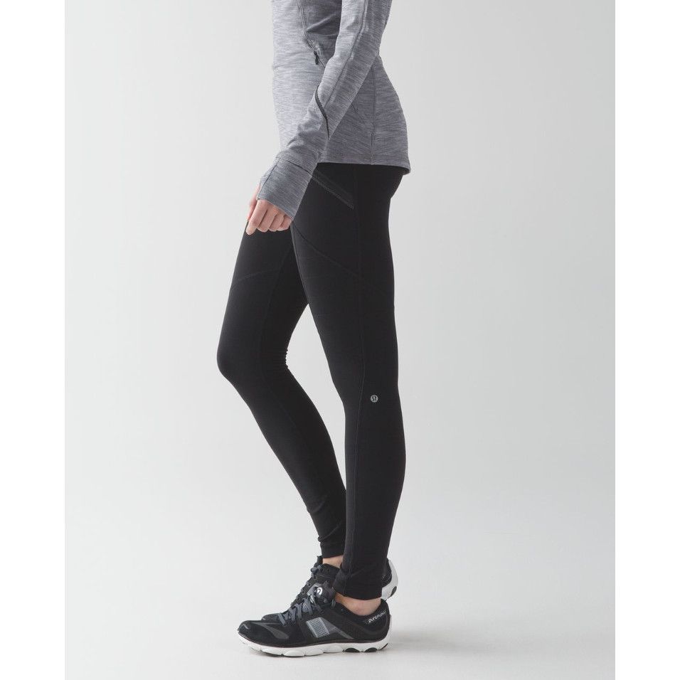 Lululemon Lululemon Toasty Tech Tight II Zipper Pockets Black Size 6