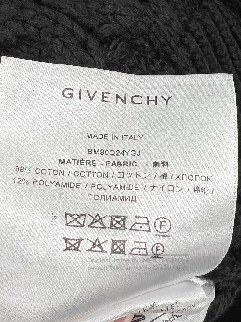 Givenchy Givenchy Men's Knit Sweater Coarse Knit Cotton Size US XS / EU 42 / 0 - 6 Thumbnail