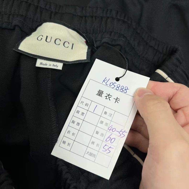 Gucci Gucci Size LEmbroidered organ letter webbing striped short Size US 32 / EU 48 - 7 Thumbnail