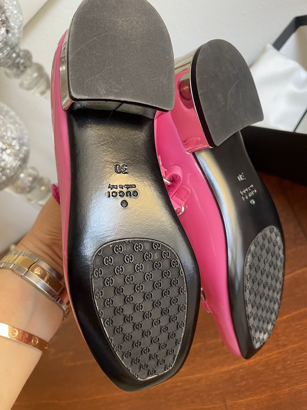 Gucci New Authentic Gucci Girls Flat Ballet Shoes, Size 30 Size US 11 / IT 41 - 4 Thumbnail