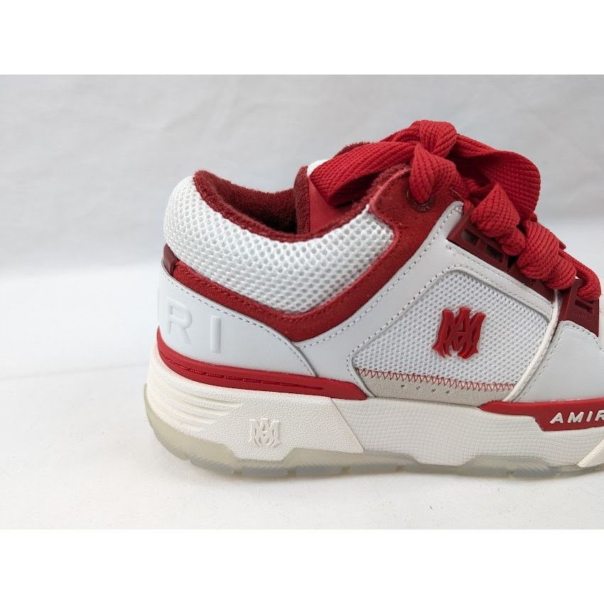 Amiri o1rshd1 MA-1 Low-Top Sneakers in White/ Red Size US 8 / EU 41 - 4 Thumbnail