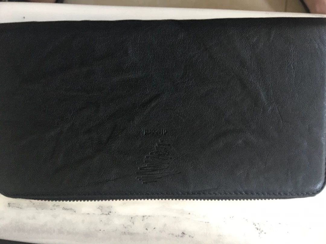 Yohji Yamamoto Yohji Yamamoto Lambskin Long Zip Wallet (New, Made in Italy) Size ONE SIZE - 3 Thumbnail