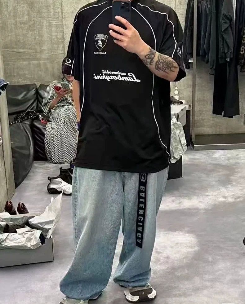 Balenciaga Balenciaga Lamborghini co-branded jerseys with short sleev Size US S / EU 44-46 / 1 - 9 Thumbnail