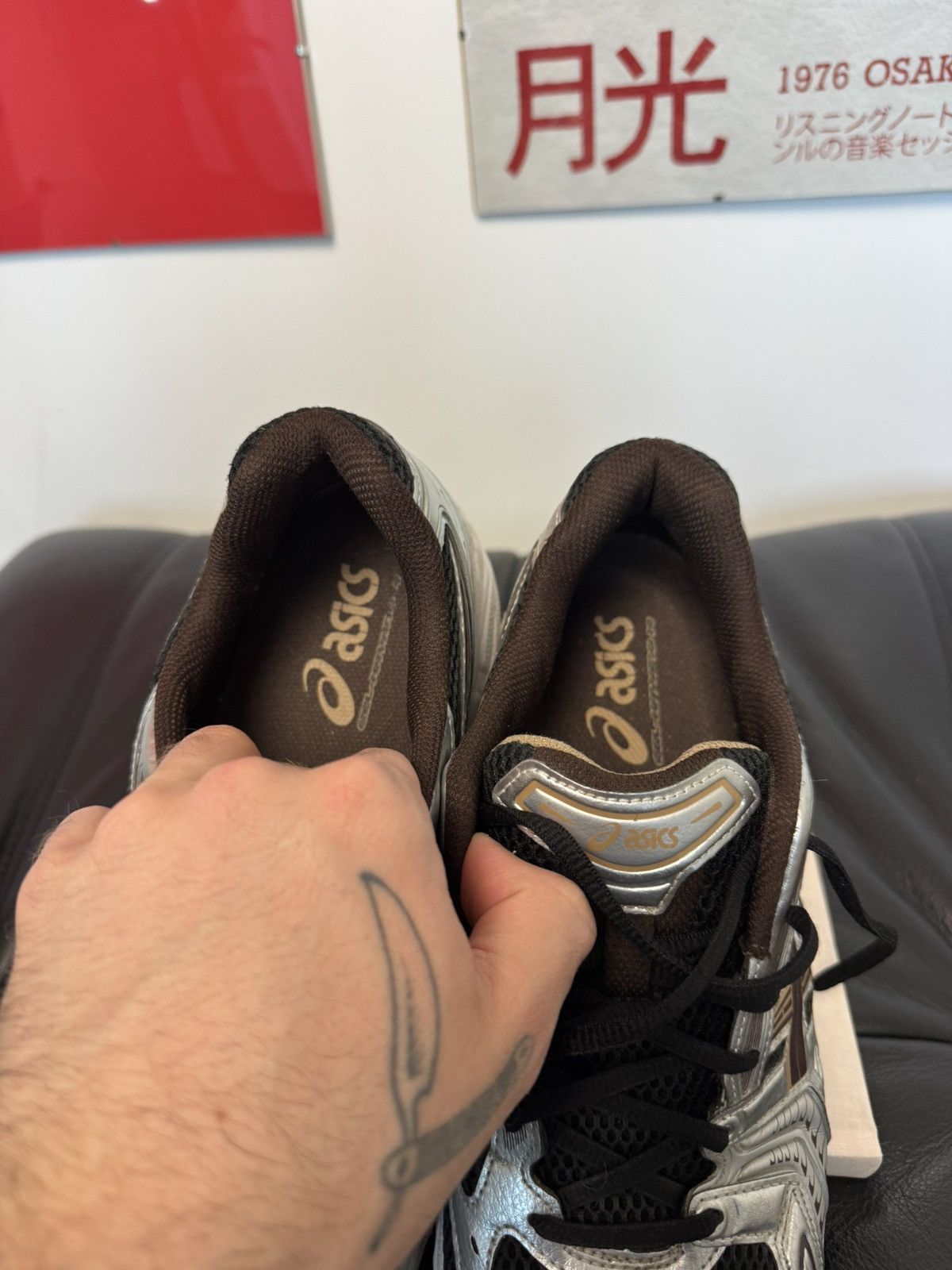 Asics ASICS gel kayano 14 low sneakers silver brown black hype Size US 10.5 / EU 43-44 - 3 Thumbnail