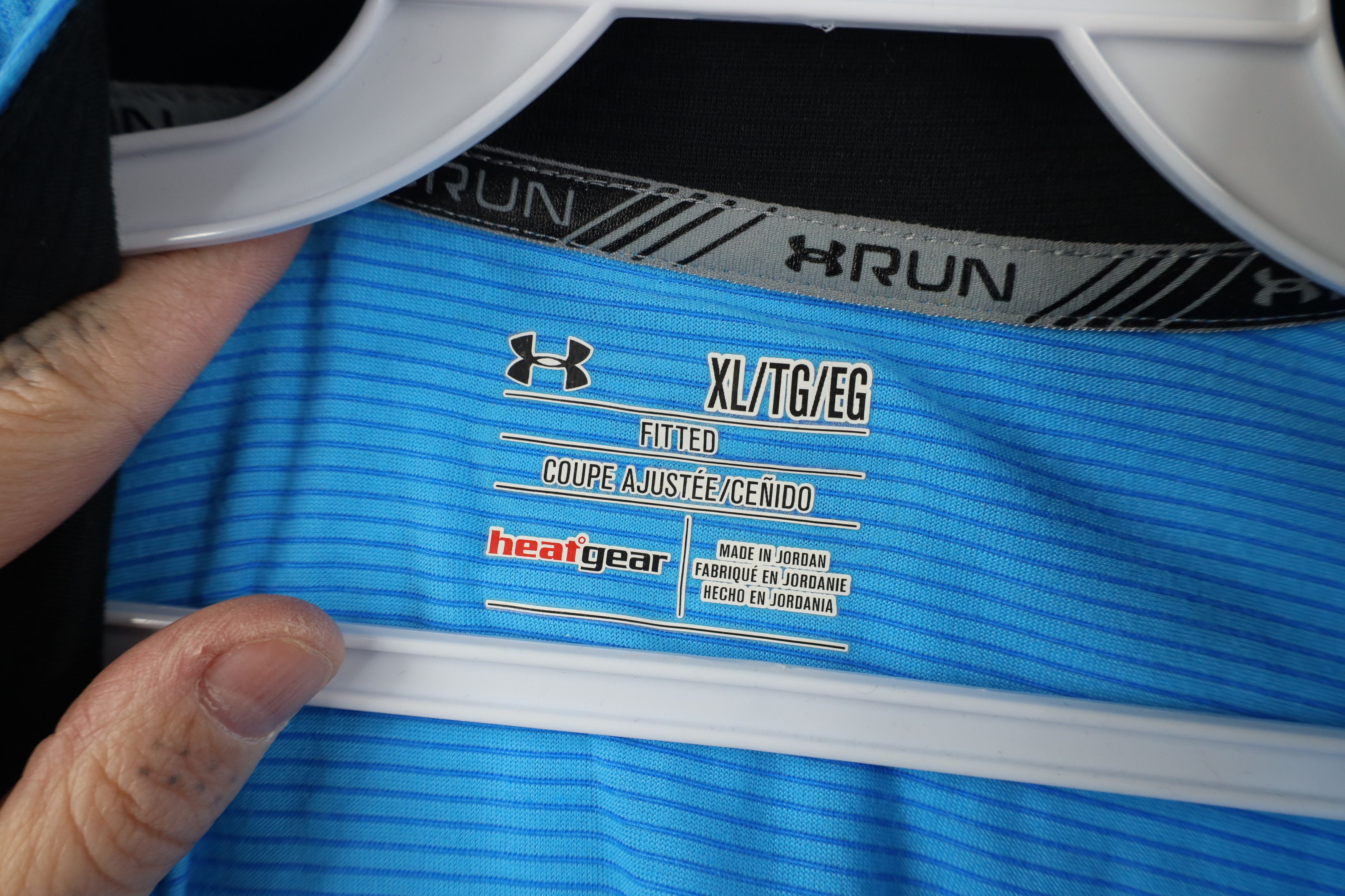 Under Armour New Under Armour Striped Running Pullover Jacket Top Blue Size US XL / EU 56 / 4 - 10 Thumbnail