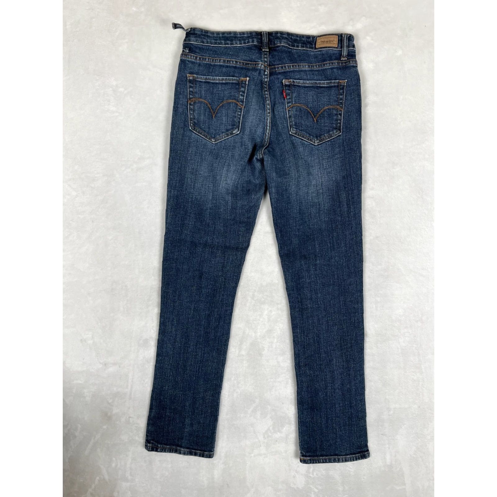 Levi's Levi's Mid Rise Skinny Jeans Womens 10 Blue Medium Wash Denim Slim Stretch Pocketed 5-Pocket Classic Zip Womens Size 32" / US 10 / IT 46 - 7 Thumbnail