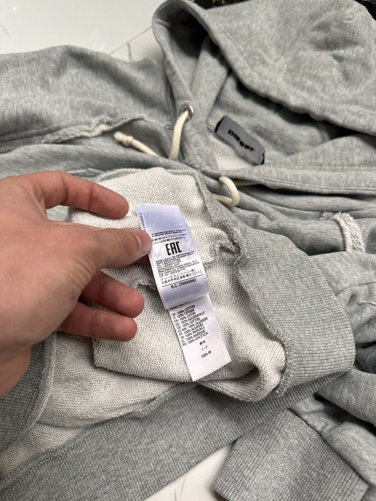 Diesel × Vintage DIESEL VINTAGE BIG LOGO STREETWEAR HOODIE Size US M / EU 48-50 / 2 - 7 Thumbnail