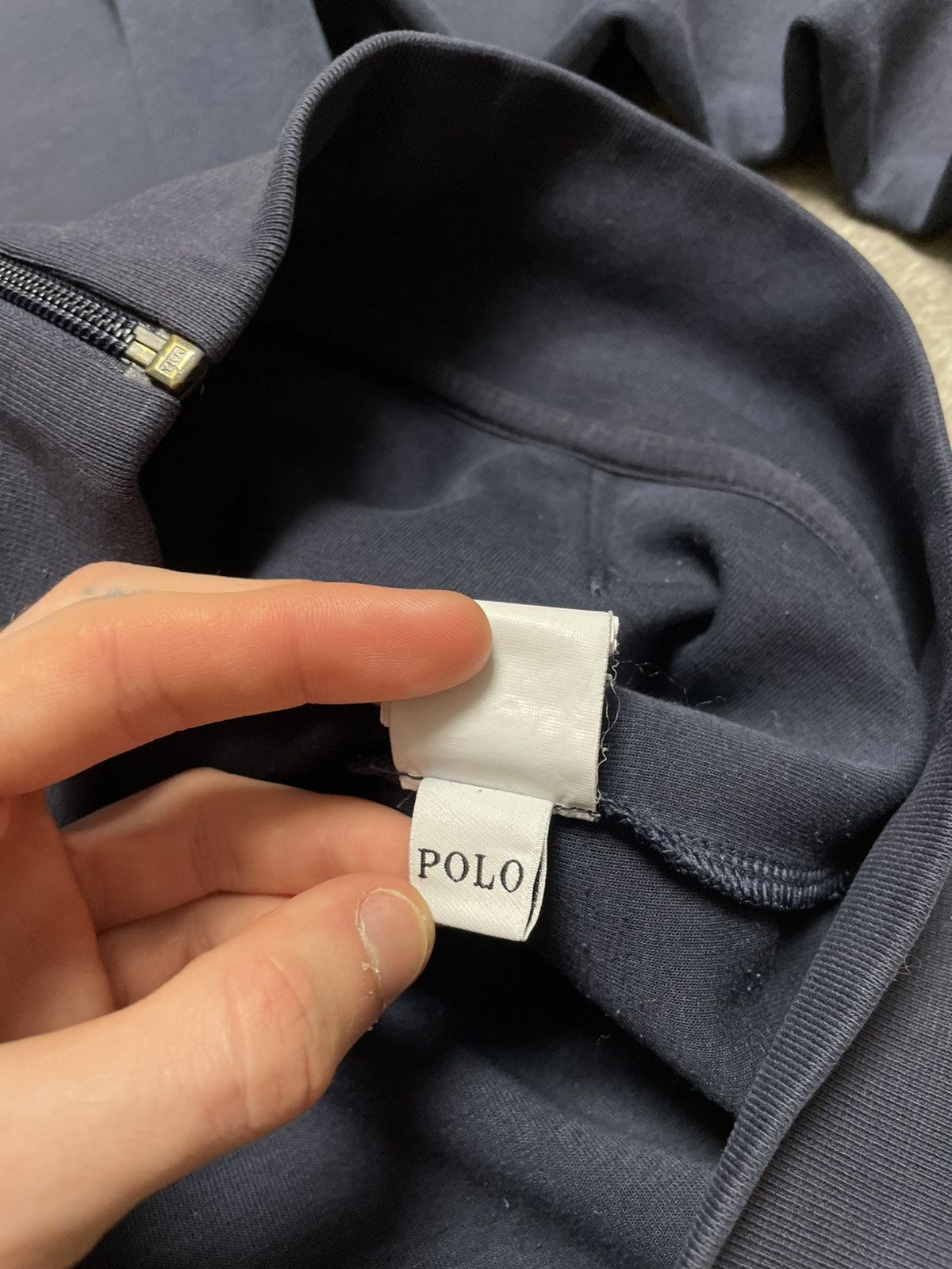 Polo Ralph Lauren Polo Ralph Lauren Navy Blue Zip-Up Hoodie Size US L / EU 52-54 / 3 - 12 Thumbnail