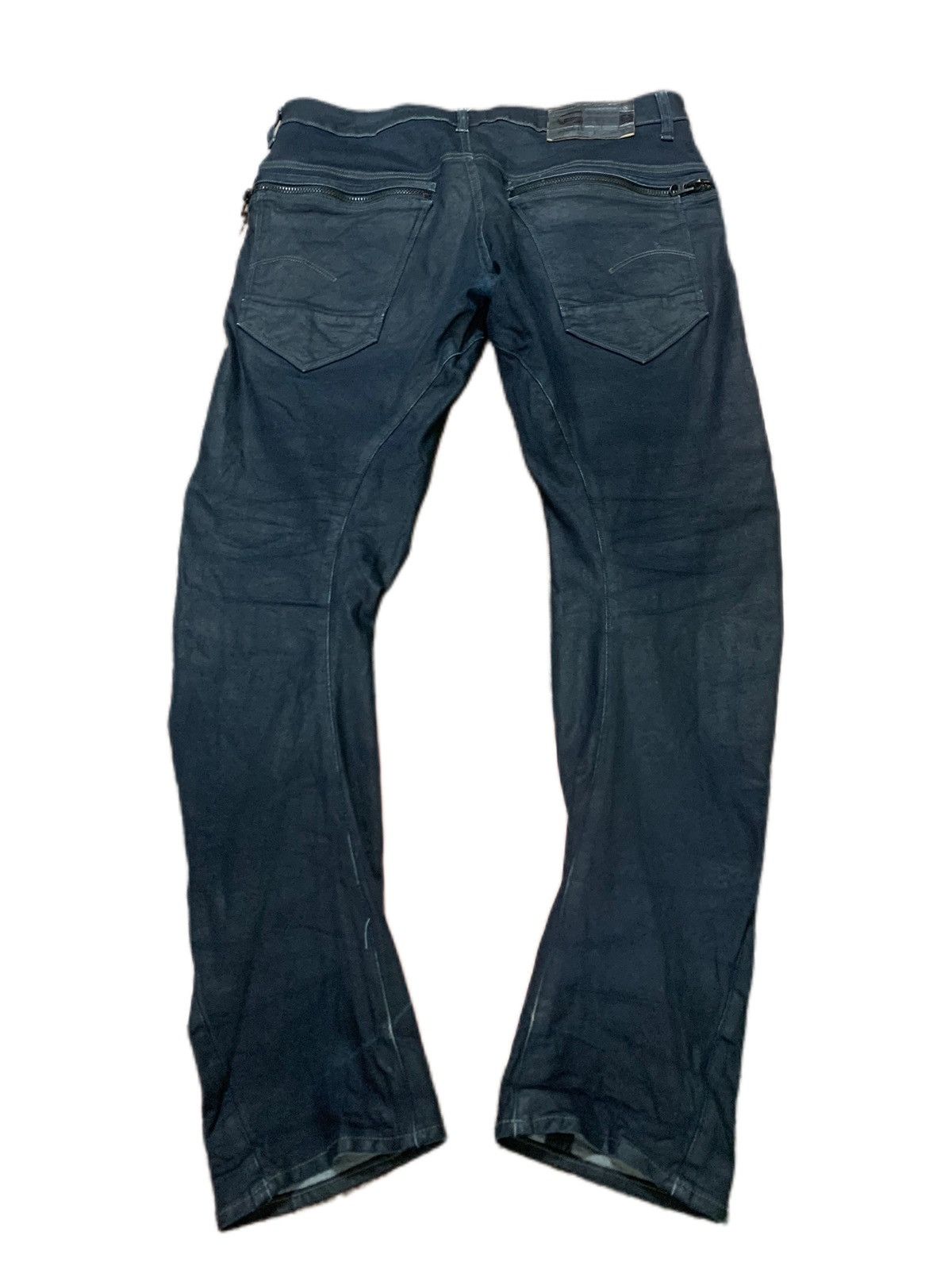 14th Addiction × G-Star × Le Grande Bleu (L.G.B.) SICK TWISTED G STAR RAW WAXED Size US 35 - 2 Thumbnail