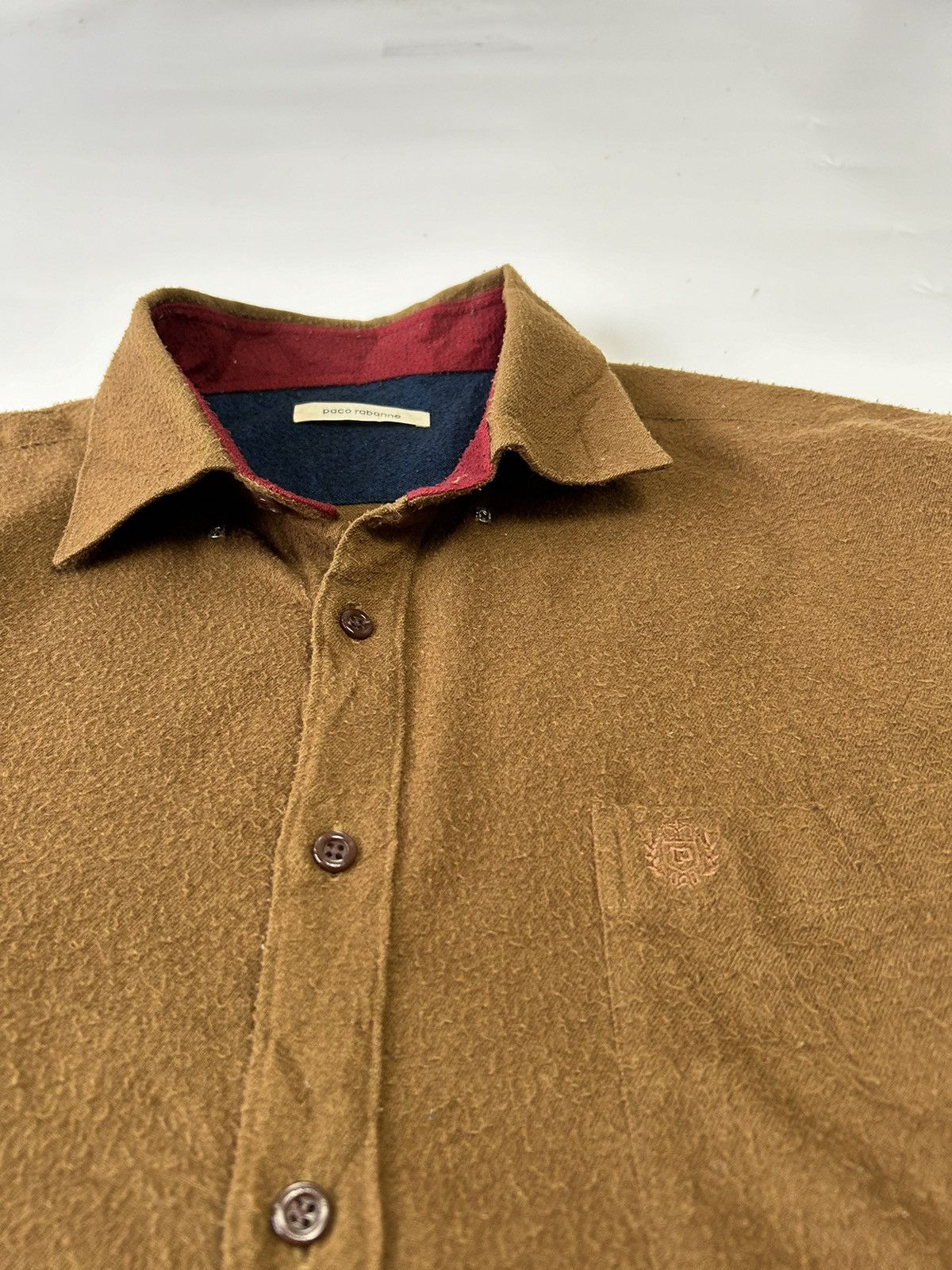 Designer PACO RABBANE FLANNEL CORDUROY SHIRT Size US L / EU 52-54 / 3 - 2 Thumbnail