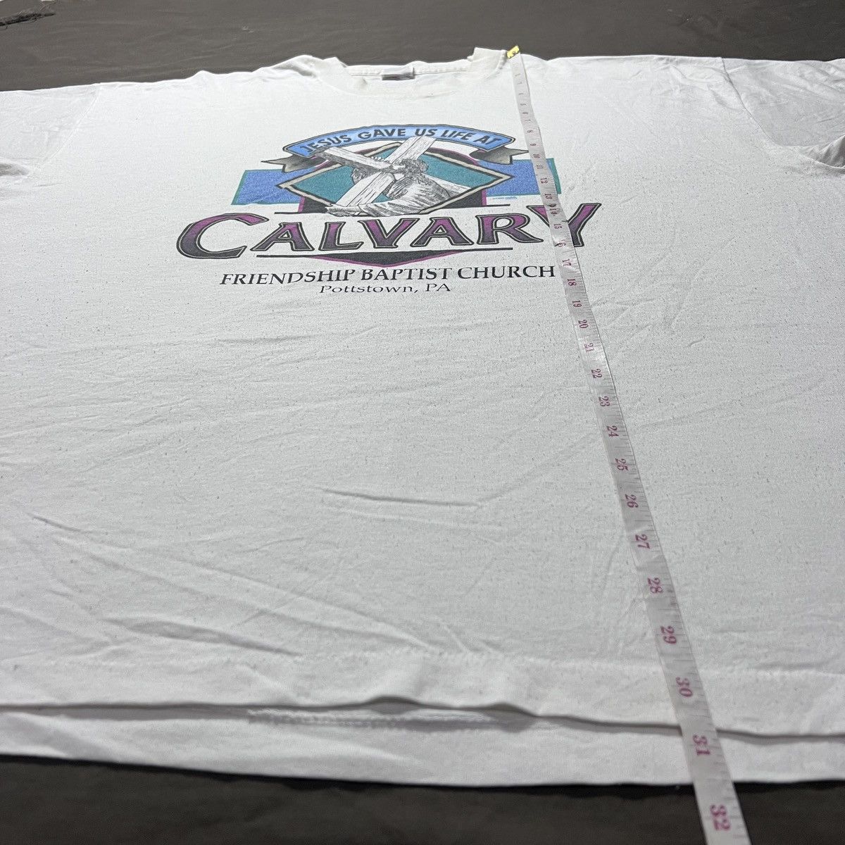 Vintage Vintage 90s Jesus God Holy Bible Promo Tee 3XL Oversized Size US XXL / EU 58 / 5 - 12 Thumbnail