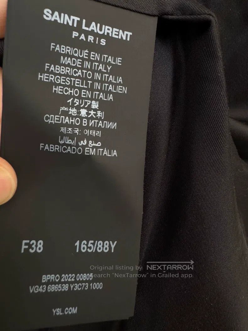 Saint Laurent Paris Saint Laurent Paris Jacket Size XS / US 0-2 / IT 36-38 - 3 Thumbnail