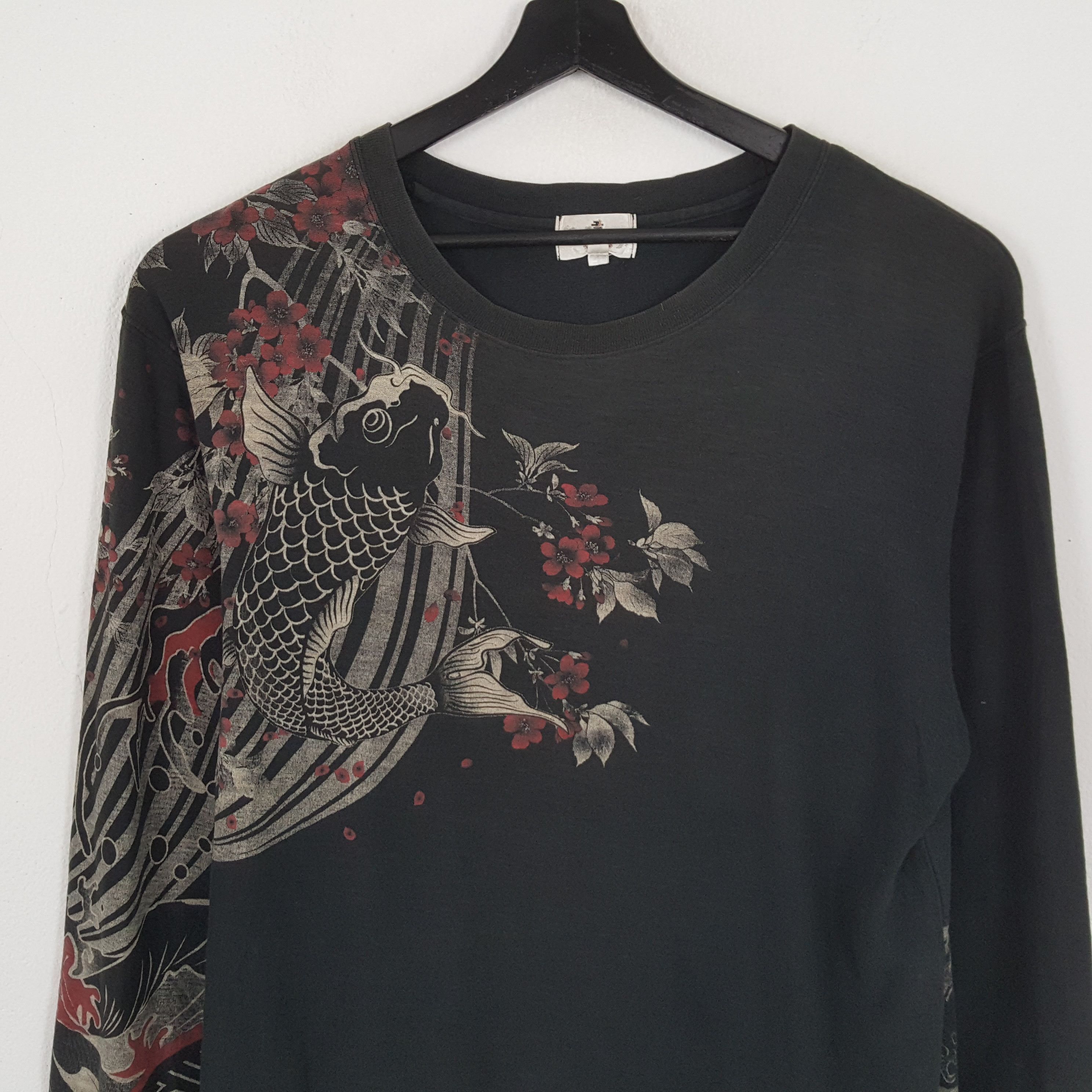 Japanese Brand KARAKURI TAMASHI Japanese Fashion Style Tshirt Size US XL / EU 56 / 4 - 4 Thumbnail