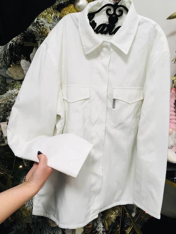 Giorgio Armani Armani Jeans Made in Italy White Overshirt – Size 40 / S Size S / US 4 / IT 40 - 8 Thumbnail