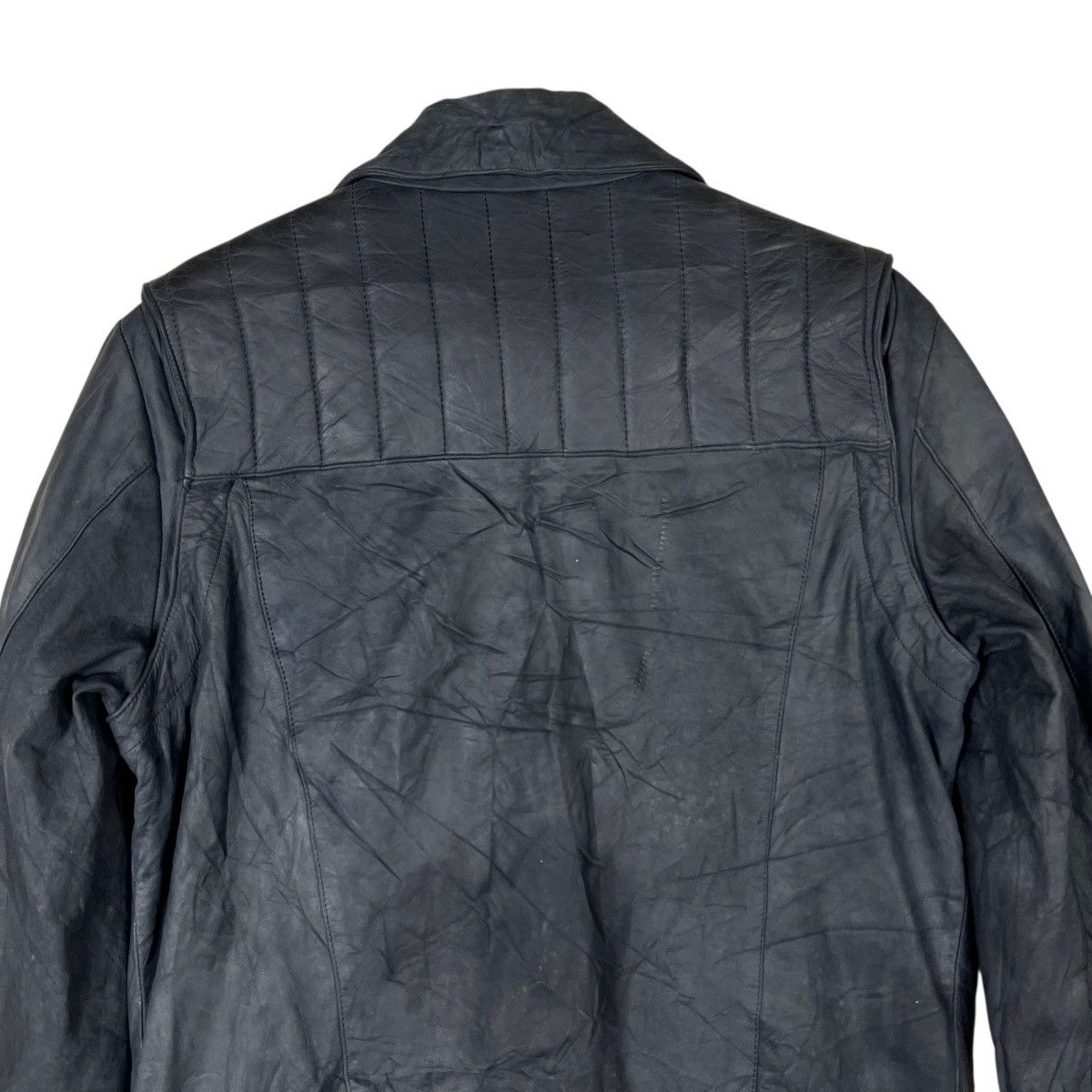 FACTOTUM FACTOTUM COWHIDE LEATHER MOTO RIDER JACKET MADE IN JAPAN Size US M / EU 48-50 / 2 - 11 Thumbnail