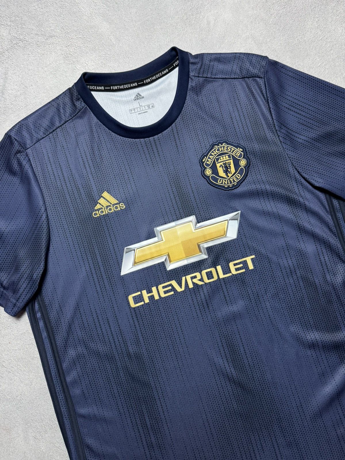 Adidas Manchester United 2018 2019 Third Shirt Soccer Jersey Adidas Size US L / EU 52-54 / 3 - 3 Thumbnail