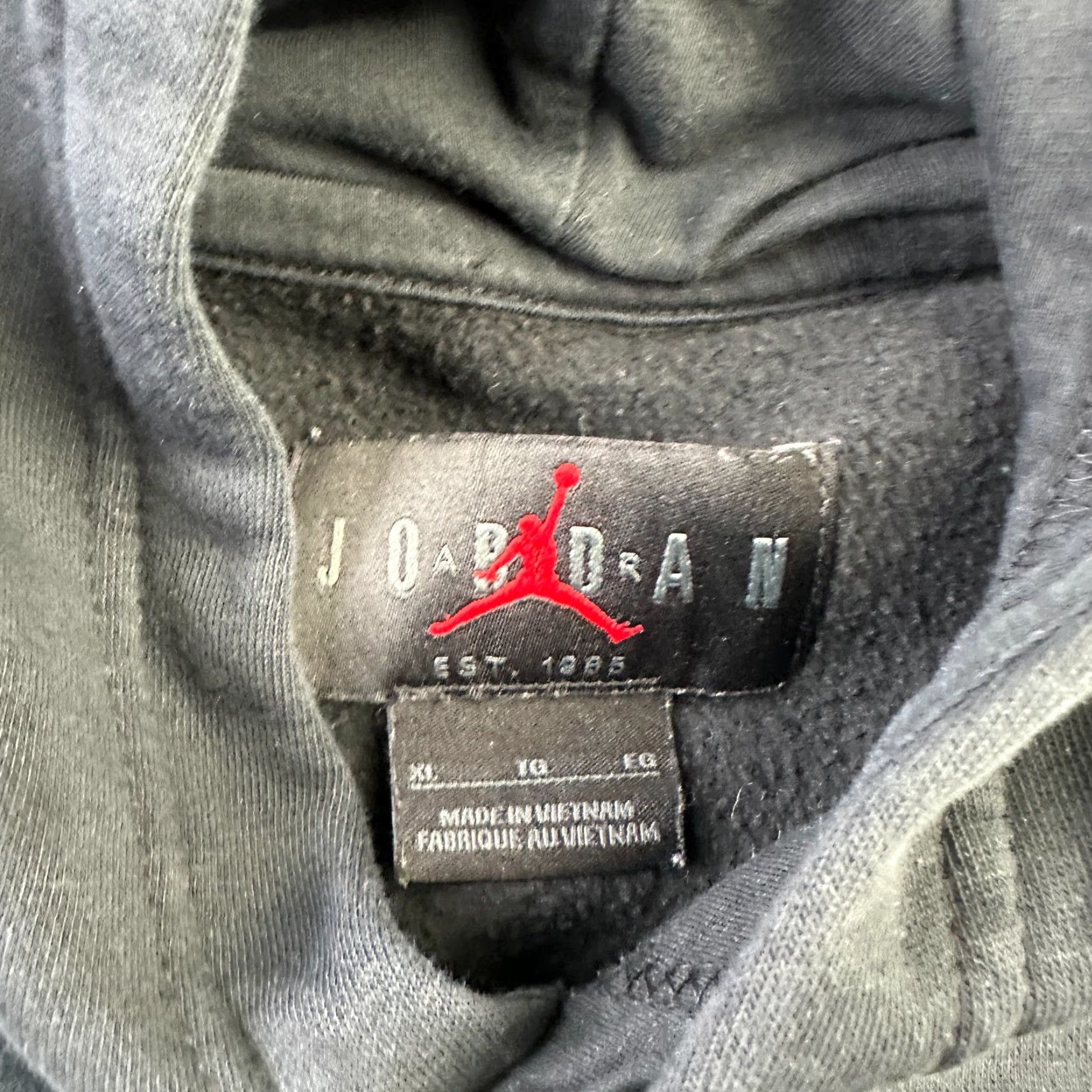 Jordan Brand Jordan Hoodie Mens XL Artist Series Jacob Rochester All Over Print Crew Neck Pockets Logo Sport Basketball Size US XL / EU 56 / 4 - 7 Thumbnail