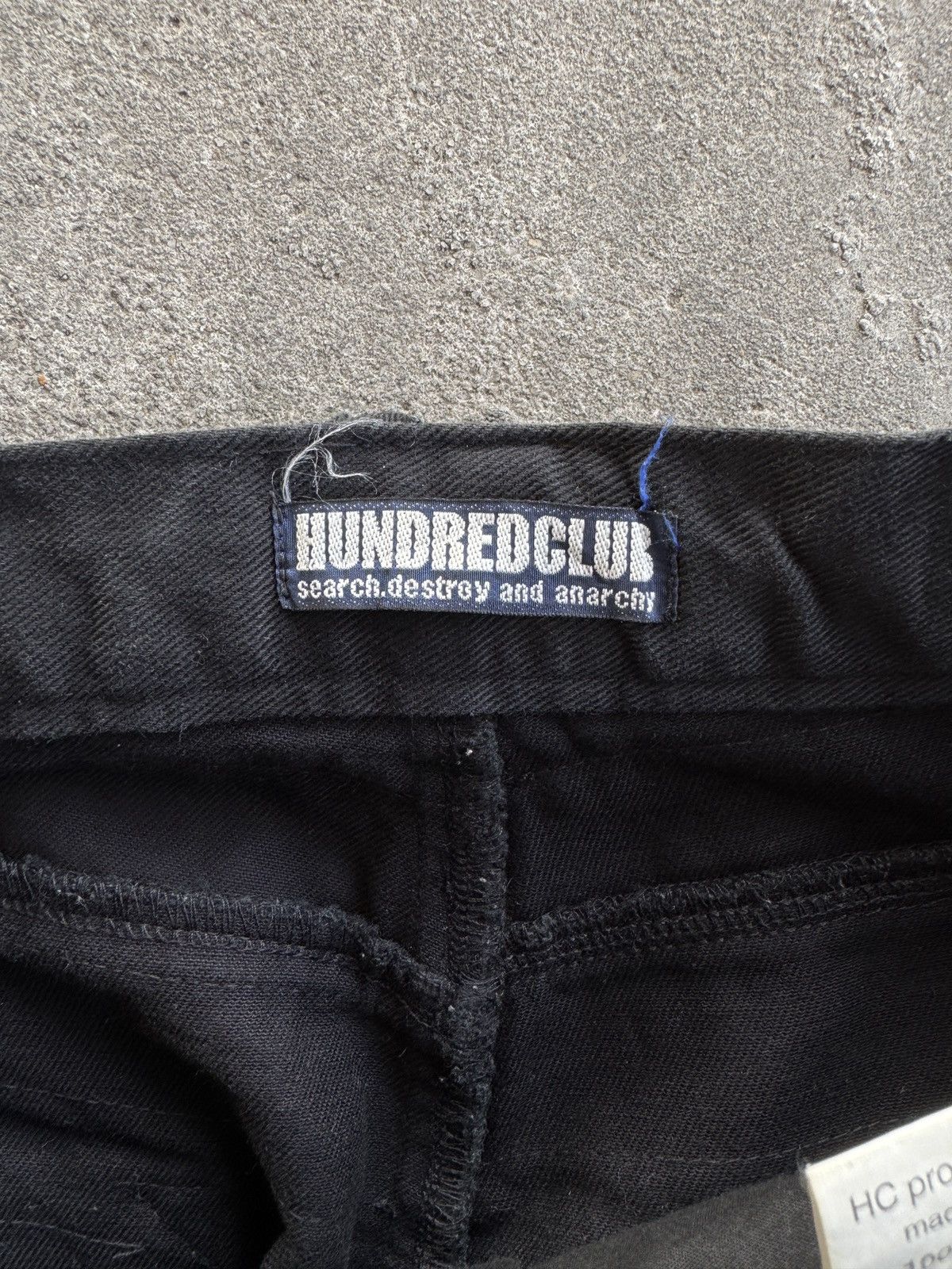 Japanese Brand 🔥Rare Hundred Club Destroy Anarchy Crush Patch Demin Pants Size US 32 / EU 48 - 8 Thumbnail