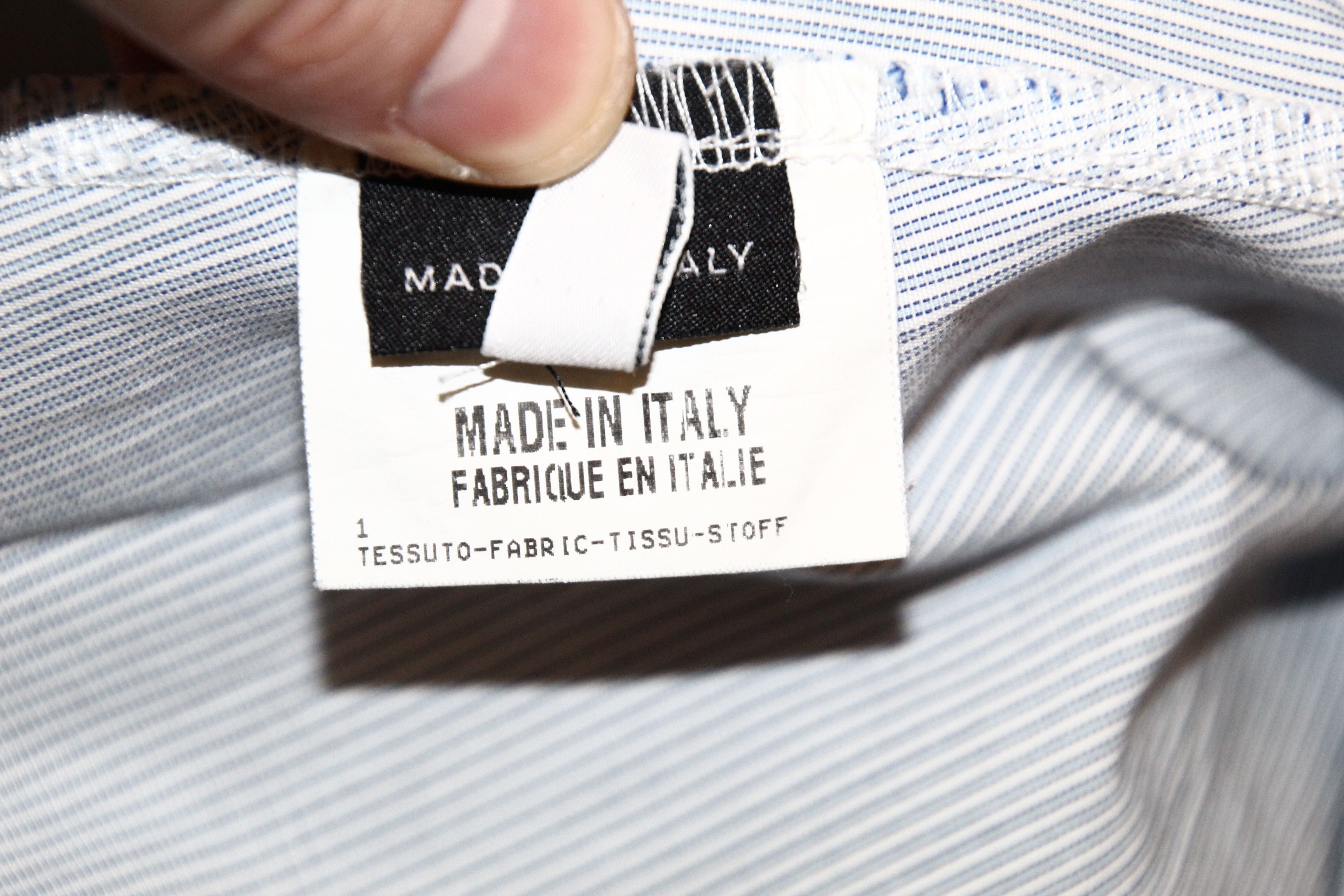 Marithe + Francois Girbaud Le Jean de Marithe Francois Girbaud Signatured Hickory Shirt Size M / US 6-8 / IT 42-44 - 9 Thumbnail
