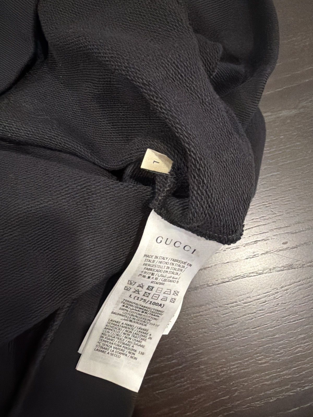 Gucci Gucci Interlocking G Star Burst Print Cotton Sweatshirt Size US L / EU 52-54 / 3 - 4 Thumbnail