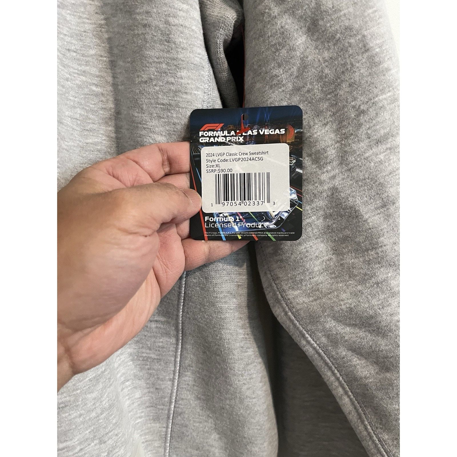 Formula 1 F1 Formula 1 Las Vegas Grand Prix 2024 Sweatshirt XL Gray Size US XL / EU 56 / 4 - 4 Thumbnail