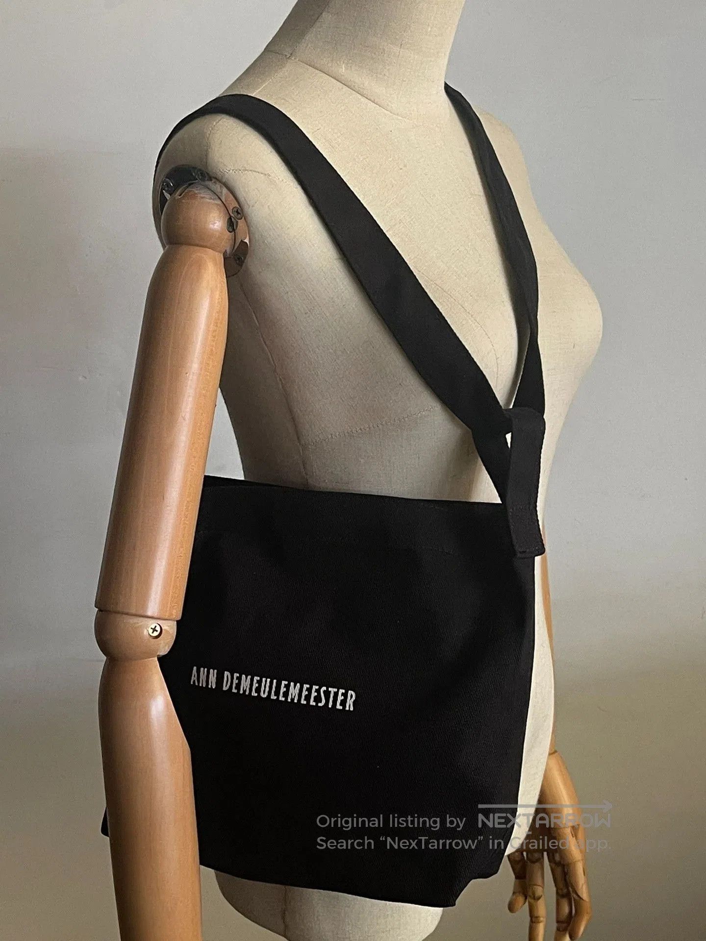 Ann Demeulemeester Ann Demeulemeester 2way Canvas Crossbody Bag. Size ONE SIZE - 1 Thumbnail