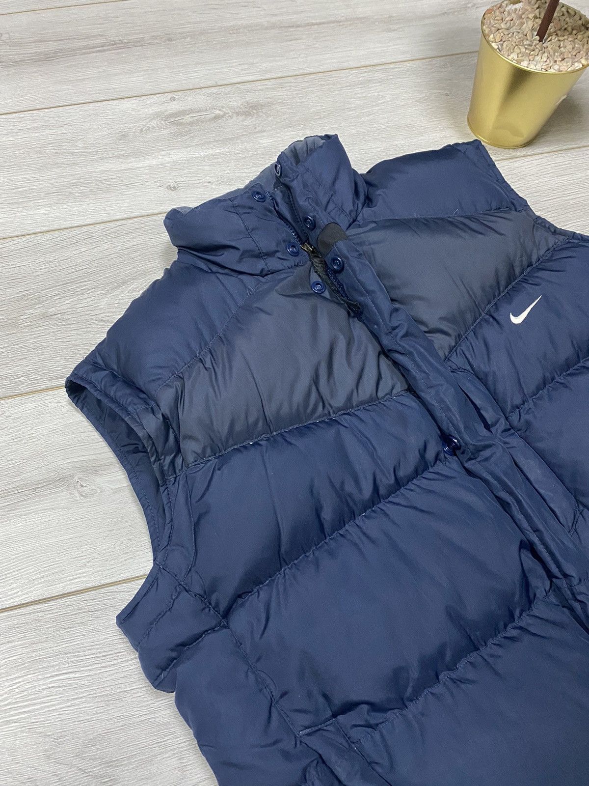 Vintage Nike vintage down puffer vest Size US XL / EU 56 / 4 - 3 Thumbnail