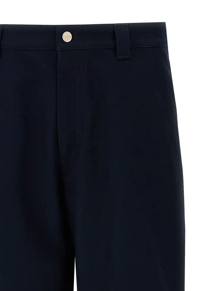 Gucci o1la5ras0426 Cotton Canvas Pants in Navy Size US 32 / EU 48 - 4 Thumbnail