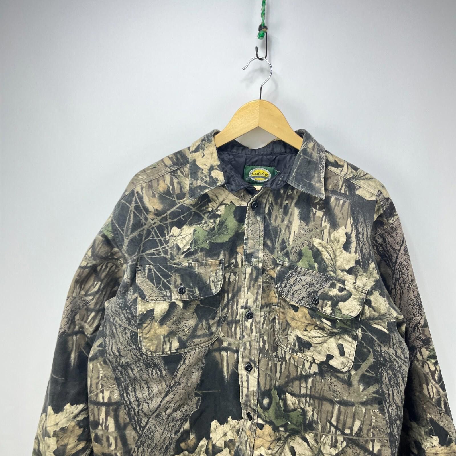 Cabelas Vintage Cabela's Realtree Camo Lined Jacket Large Hunting Size US L / EU 52-54 / 3 - 2 Thumbnail