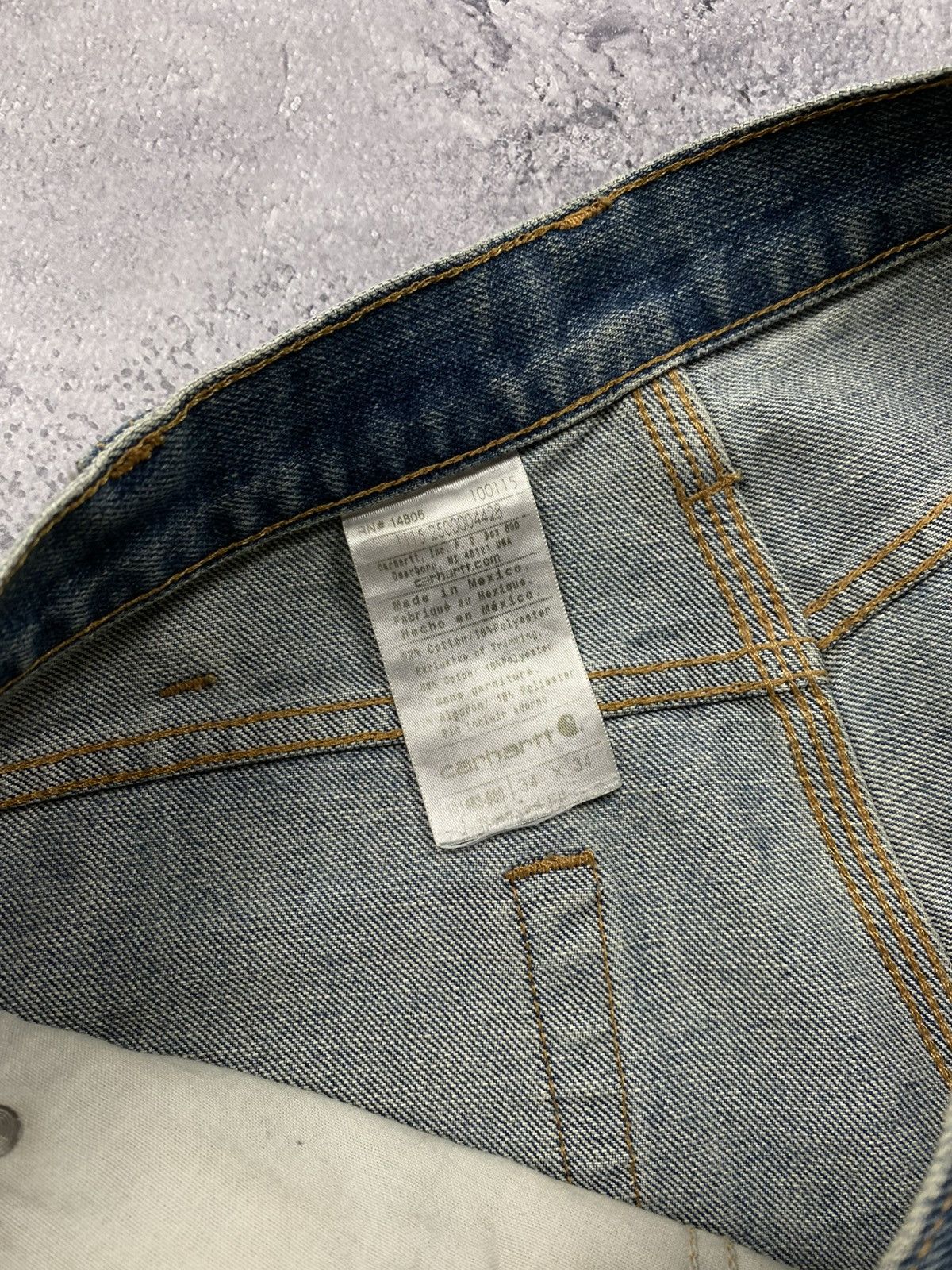 Carhartt Vintage Carhartt Denim Shorts Workwear Y2K Rare Faded 90s Size US 34 / EU 50 - 13 Thumbnail