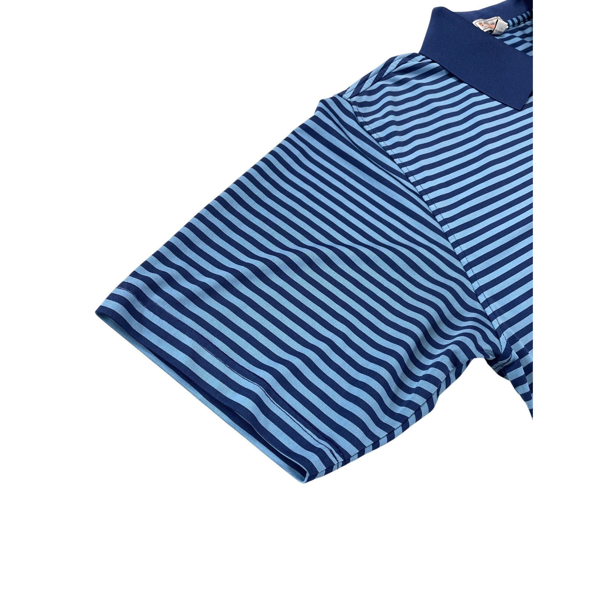Peter Millar Peter Millar Summer Comfort mens blue striped polo shirt sz Size US XL / EU 56 / 4 - 2 Thumbnail