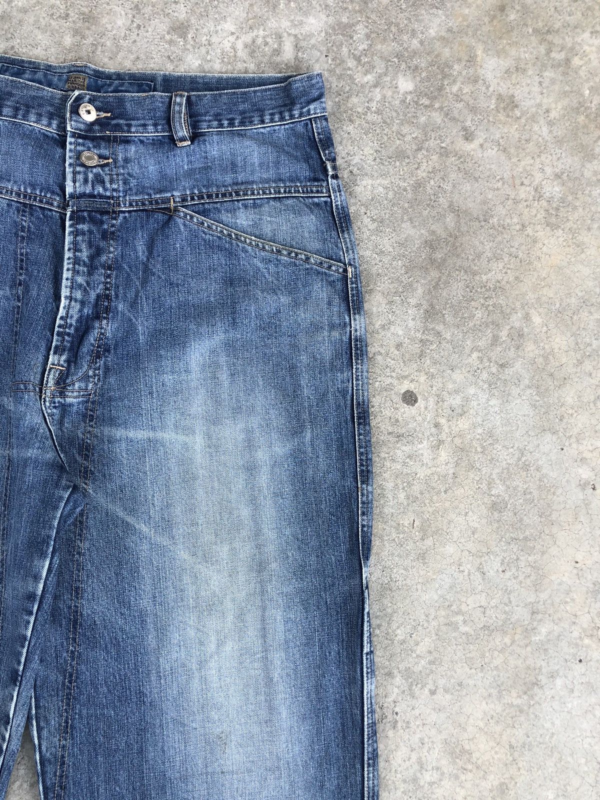 Marithe + Francois Girbaud Vintage Marithe Francois Girbaud Baggy Jeans Distressed Size US 36 / EU 52 - 5 Thumbnail