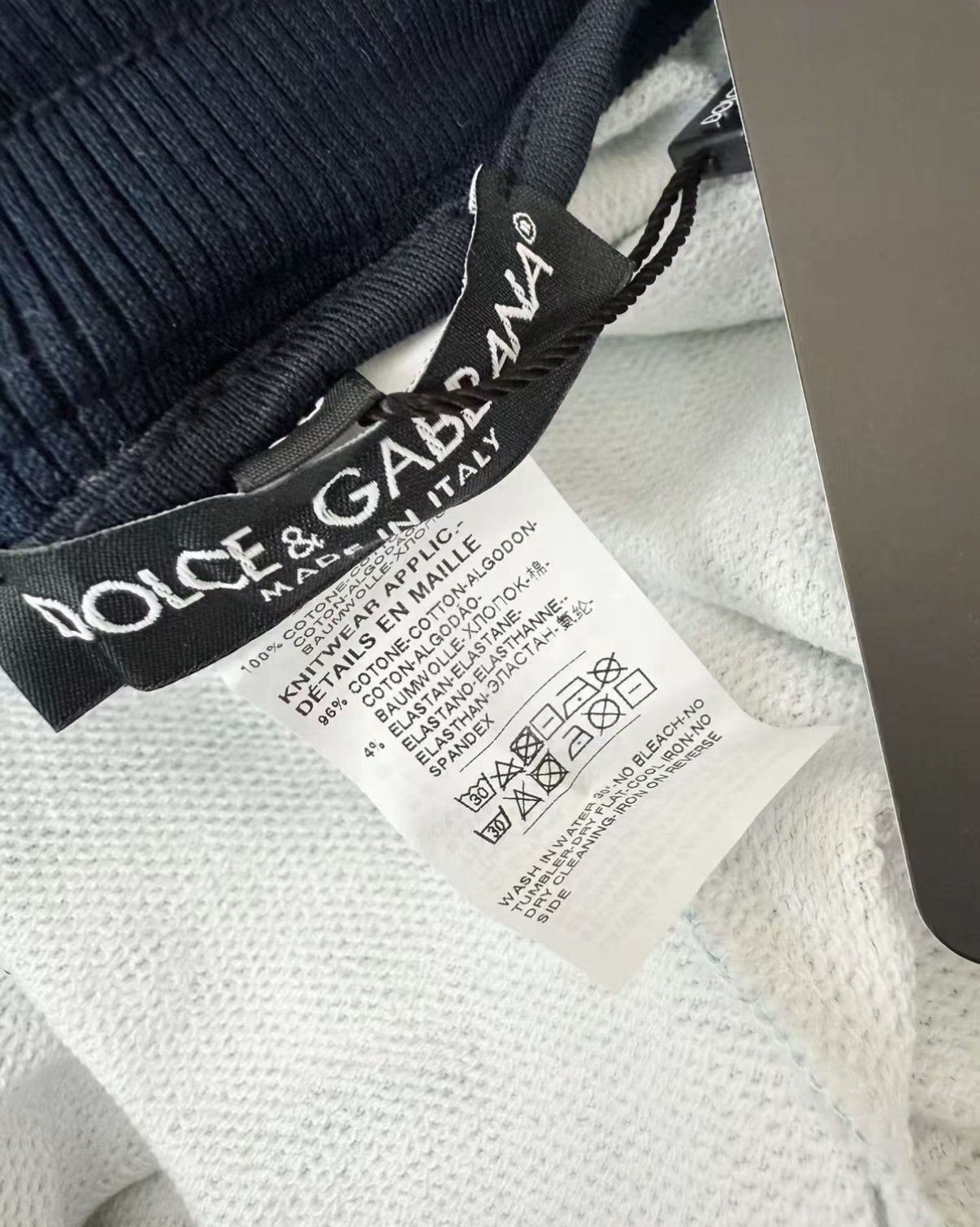 Dolce & Gabbana Dolce & Gabbana 100% Cotton Drawstring Sweatpants J30 Size US 34 / EU 50 - 7 Thumbnail