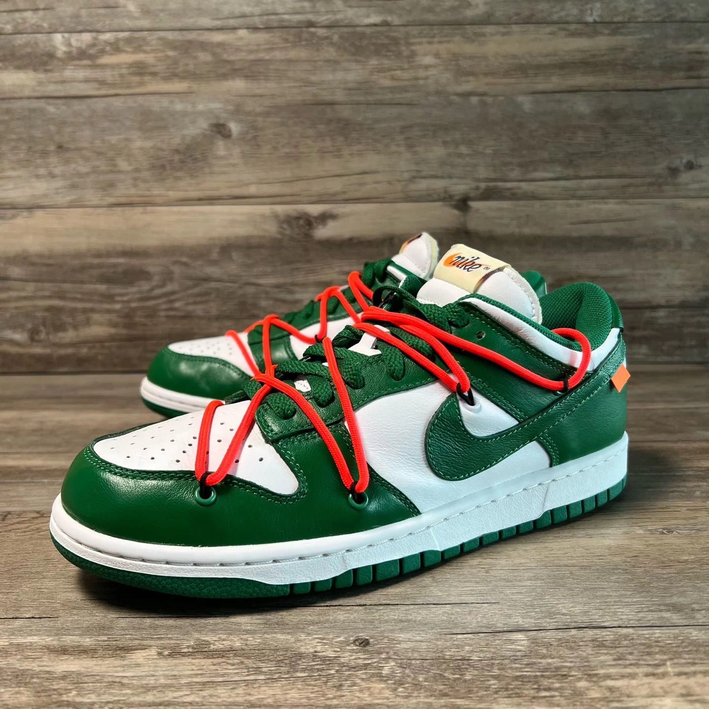 Nike Nike Dunk x Off-White White Green CT0856-100 Size US 9 / EU 42 - 1 Thumbnail