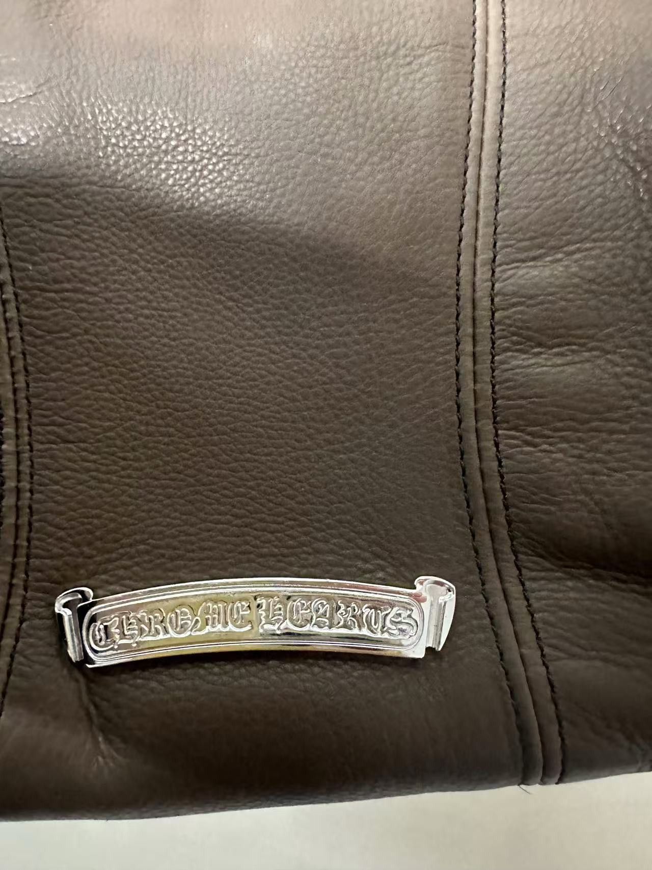 Chrome Hearts Chrome Hearts Brown&Pink Leather Casper Shoulder Bag Size ONE SIZE - 5 Thumbnail