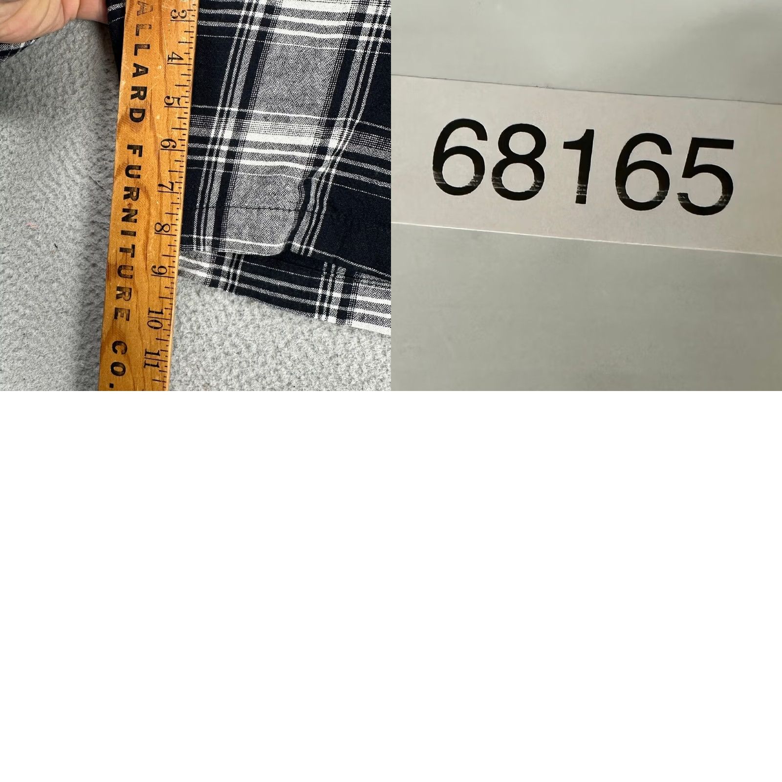 Chaps Chaps Linen Blend Shorts Men 36X9 Black White Plaid Flat Front Casual Pocket NEW Size US 36 / EU 52 - 8 Thumbnail