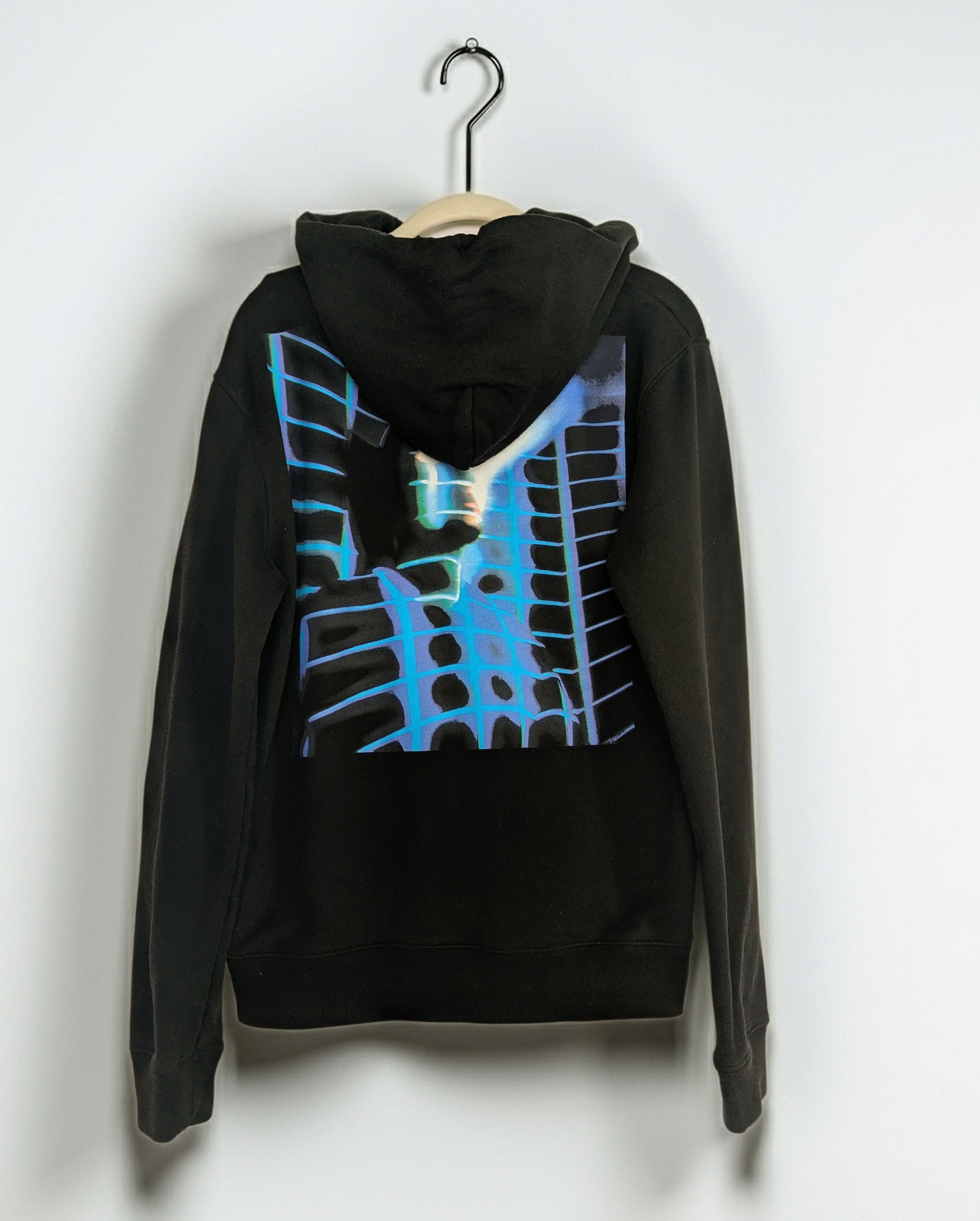 Off-White OFF-White Kidmograph Hoodie Virgil Abloh Black $635 Size M Size US M / EU 48-50 / 2 - 4 Thumbnail