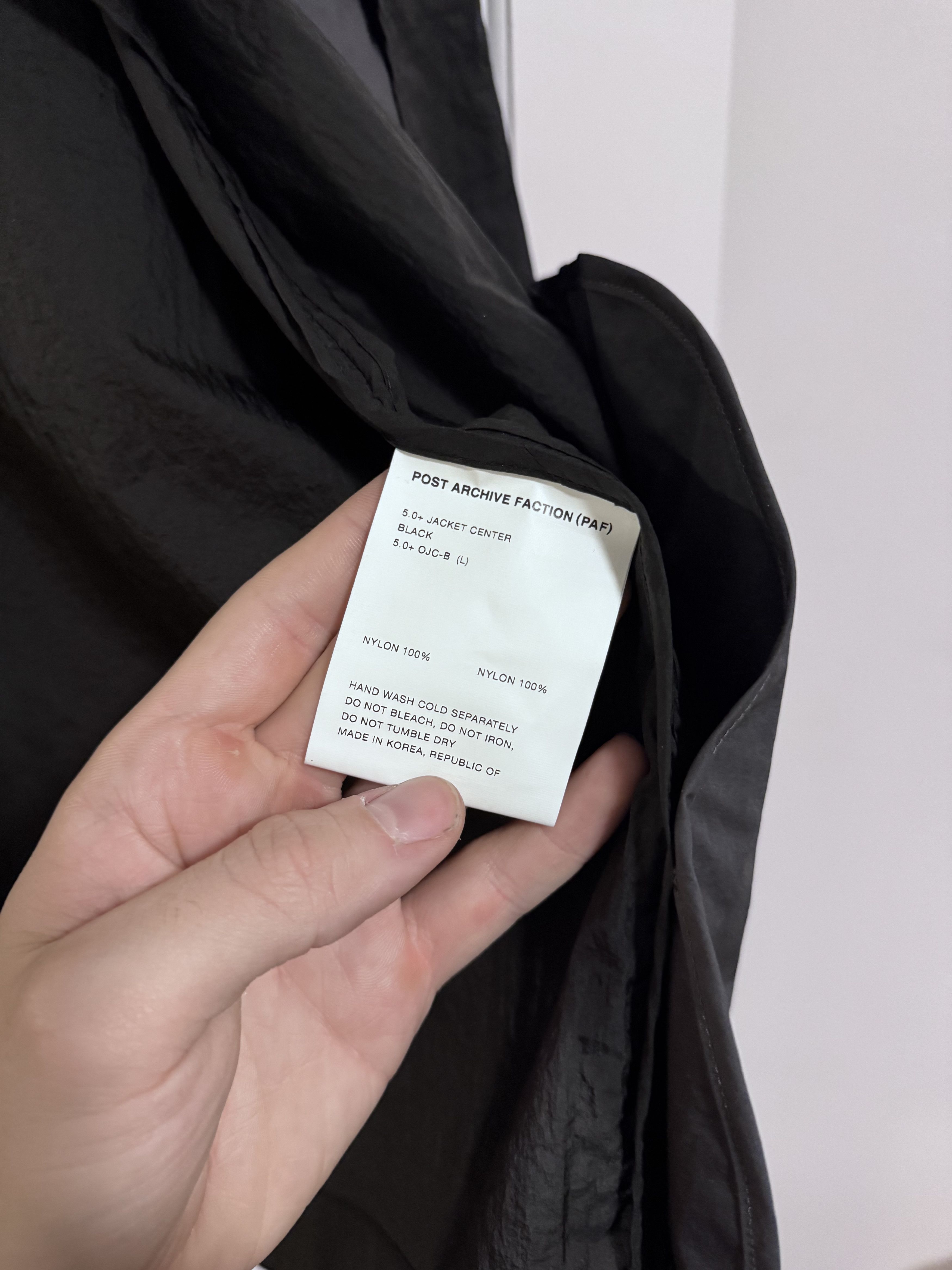 POST ARCHIVE FACTION (PAF) 5.0+ Jacket Center Size US L / EU 52-54 / 3 - 10 Thumbnail