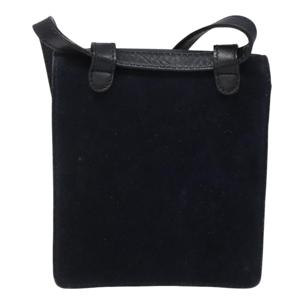 Gucci GUCCI Shoulder Bag Suede Navy Size ONE SIZE - 3 Thumbnail