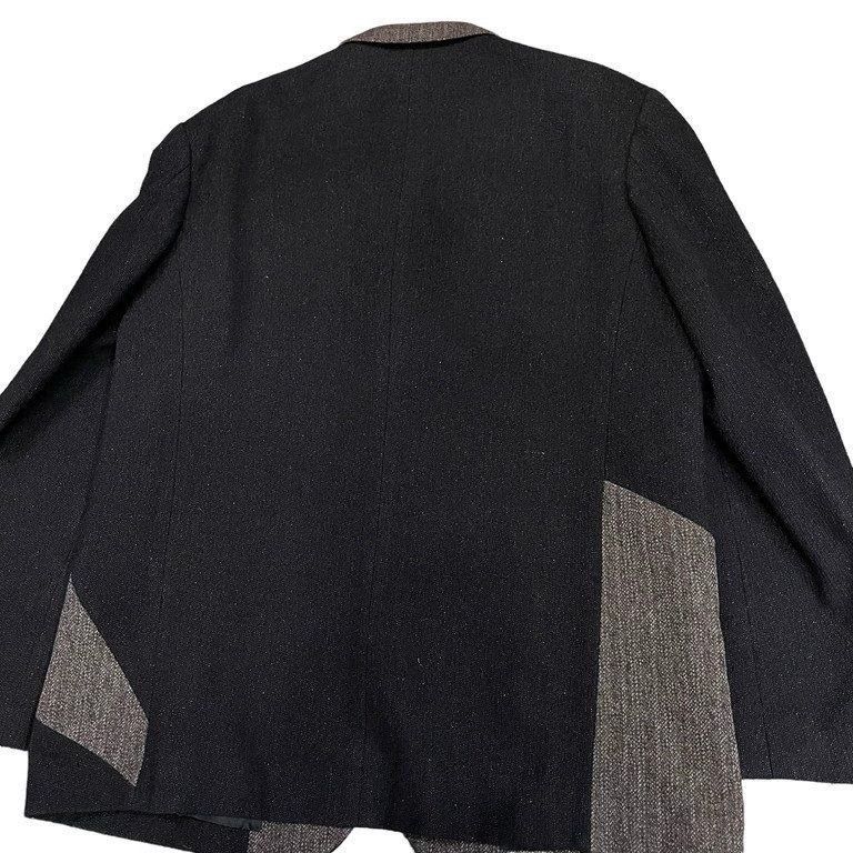 Yohji Yamamoto Yohji Yamamoto Wool paneled jacket 2502-Nextarrow Size US L / EU 52-54 / 3 - 4 Thumbnail