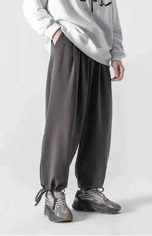 Japanese Brand 21SS Indigo Union Japan Dark Grey Minimal Jogger Pants Size US 31 - 3 Thumbnail