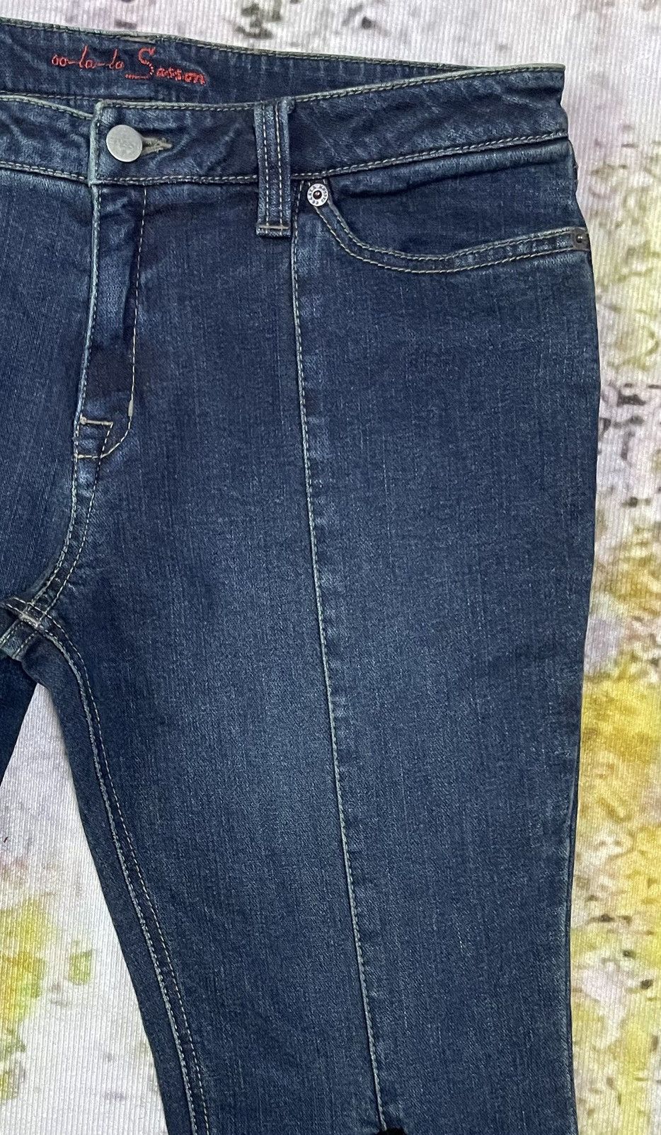 Japanese Brand × Vintage Flared Japan Jeans Oh La La Sasson Wideleg Size US 32 / EU 48 - 10 Thumbnail