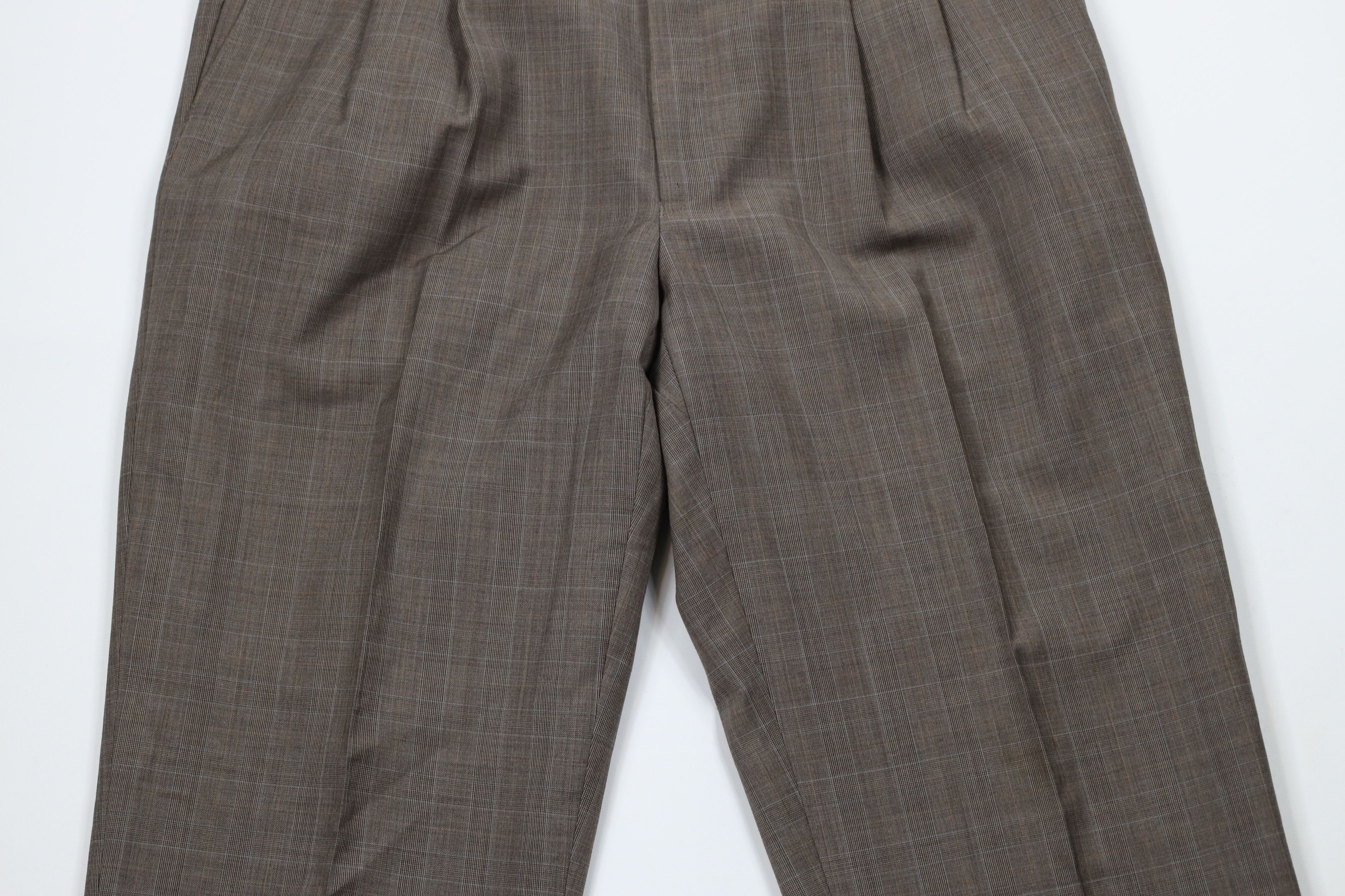 Vintage Vintage 90s Streetwear Pleated Cuffed Wide Leg Chino Pants Size US 36 / EU 52 - 3 Thumbnail