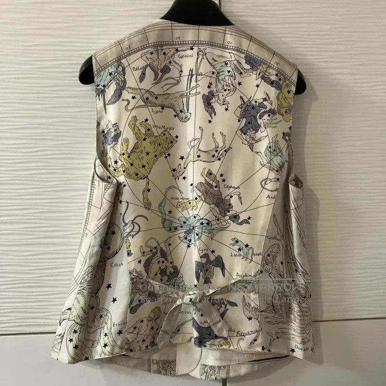 Hermes Hermes Margiela Period Constellation Silk Vest Size M / US 6-8 / IT 42-44 - 2 Thumbnail