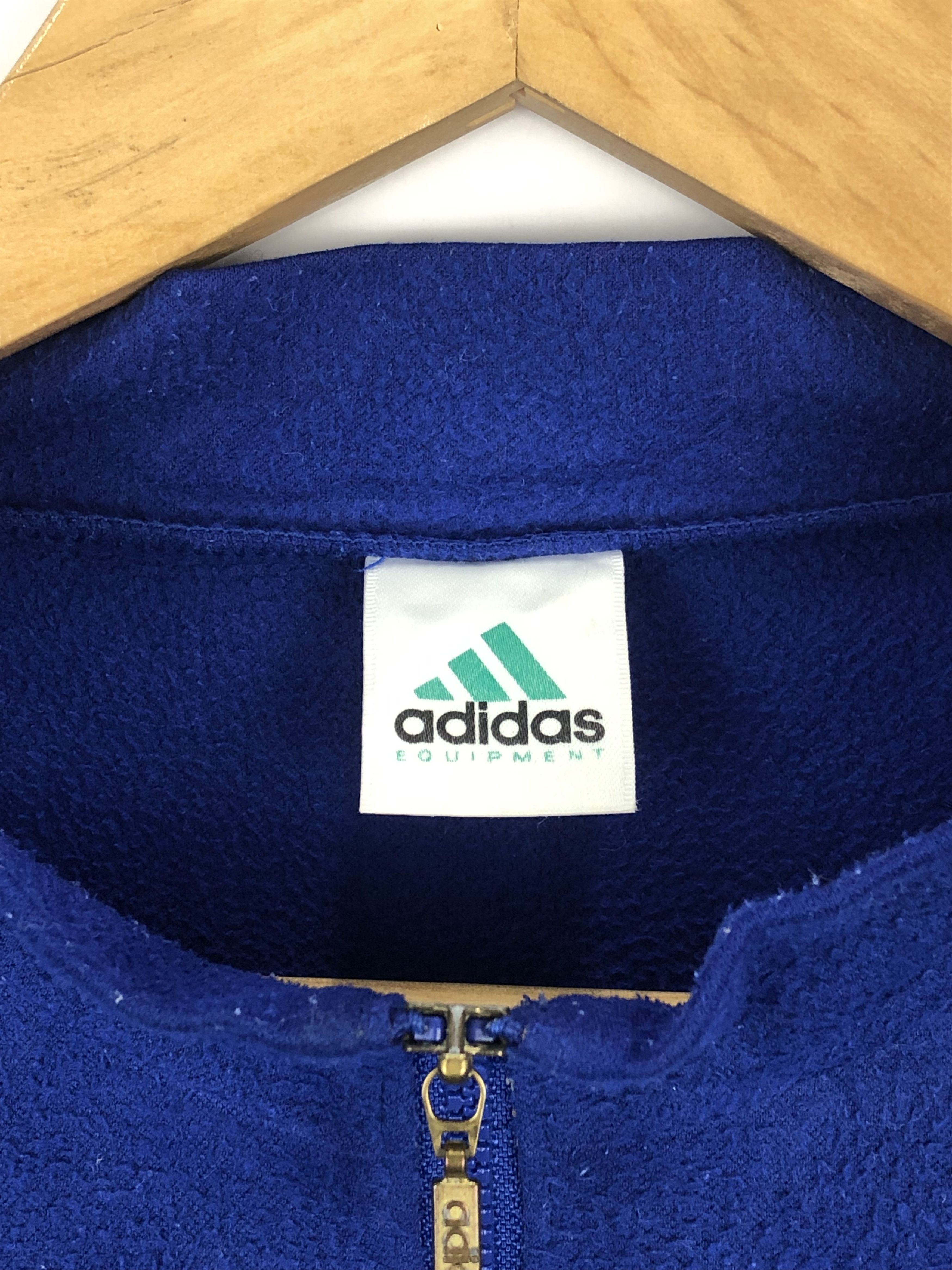 Adidas × Vintage Vintage Adidas Half Zipper Jacket Size US M / EU 48-50 / 2 - 5 Thumbnail